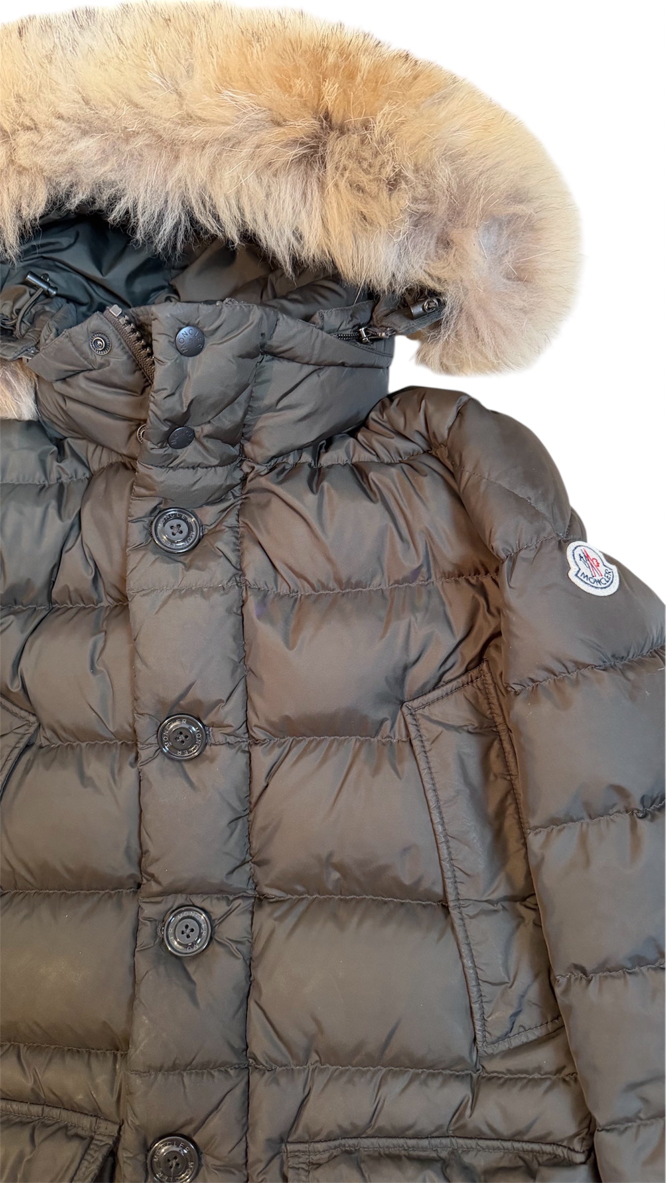 Moncler Cluny Parka Khaki