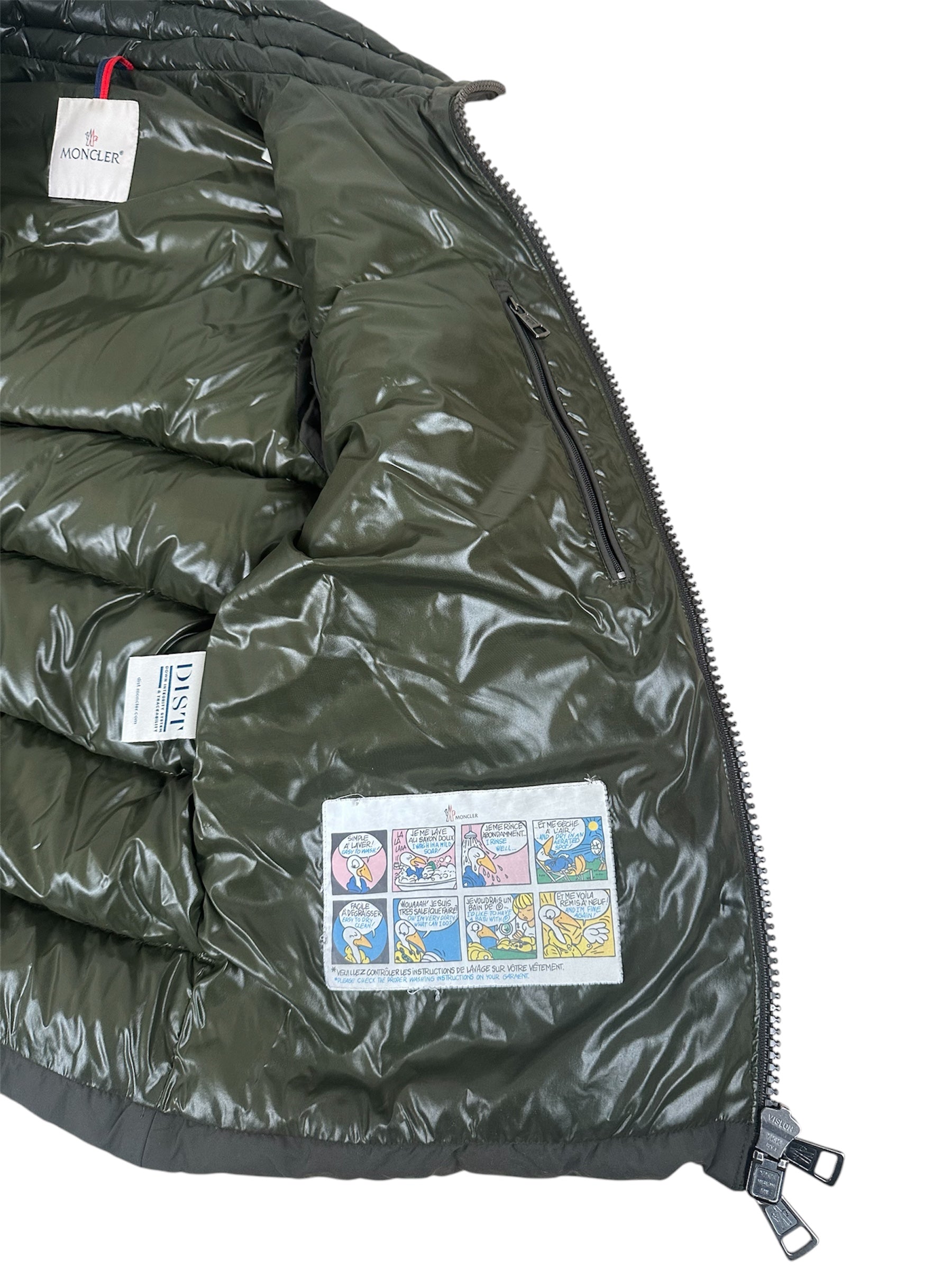 Moncler Deneb Vest Khaki Green