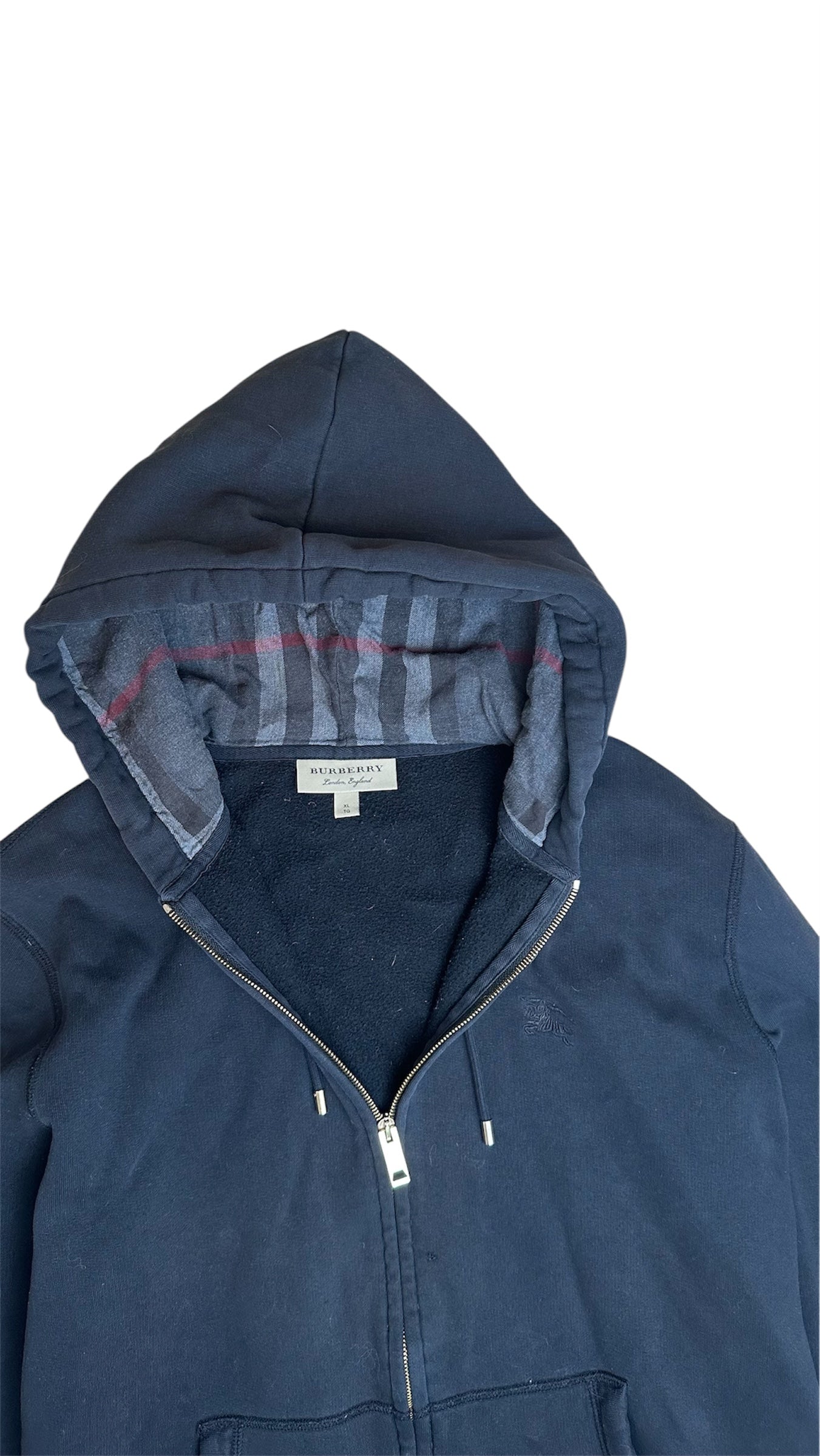 Burberry Zip Hoodie Black