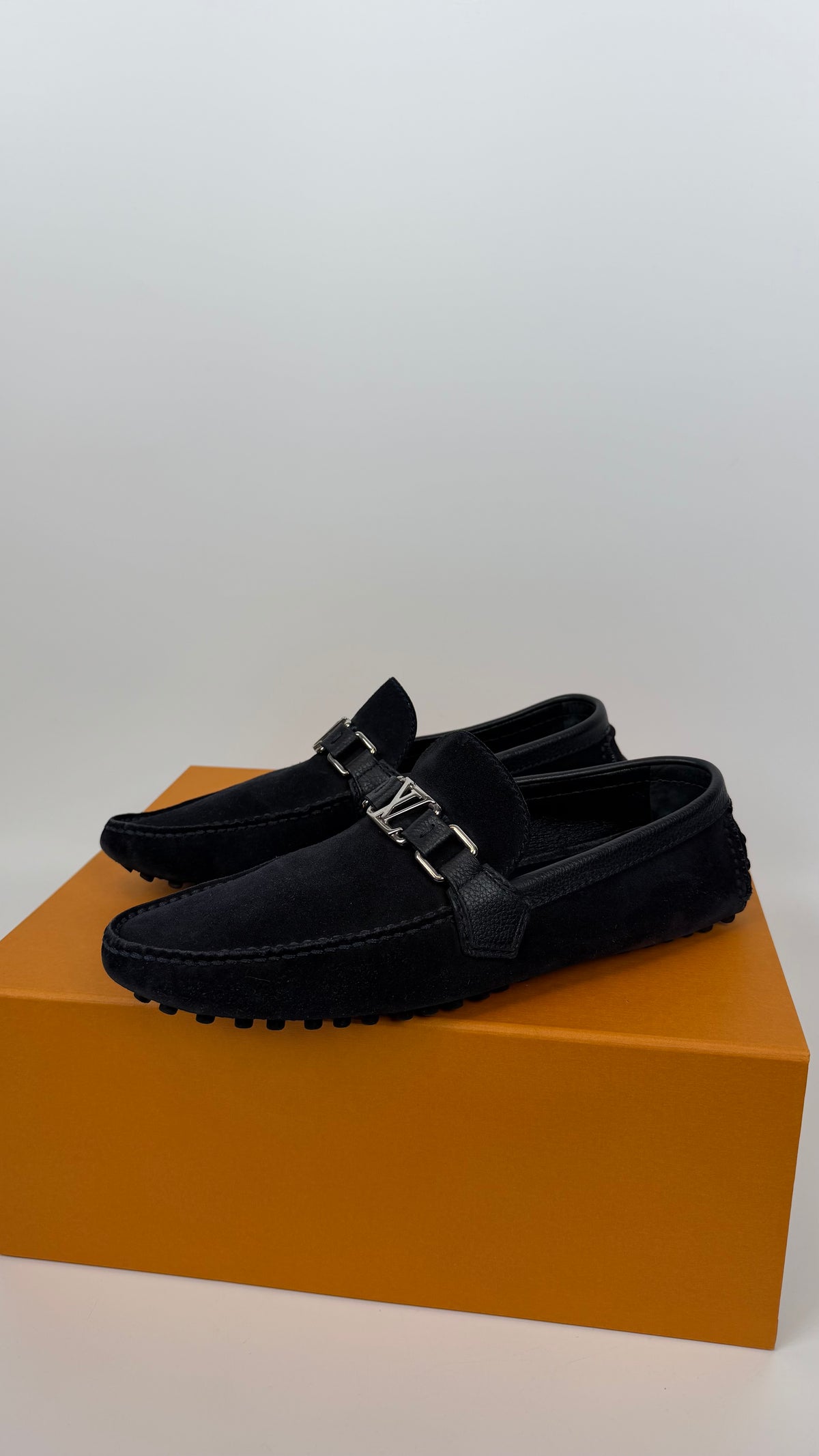 Louis Vuitton Loafers Navy Blue / 41