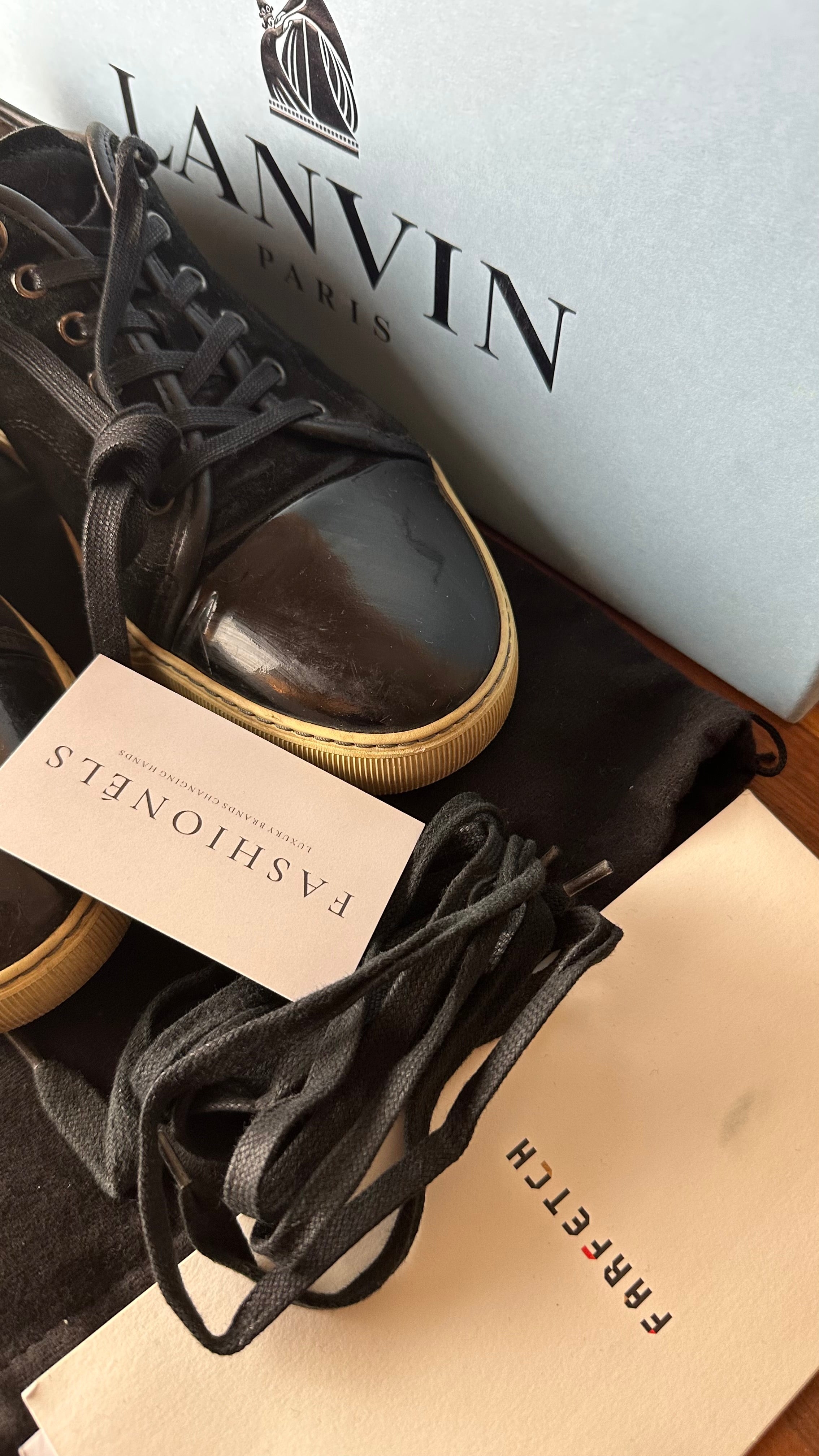Lanvin Cap toe Black