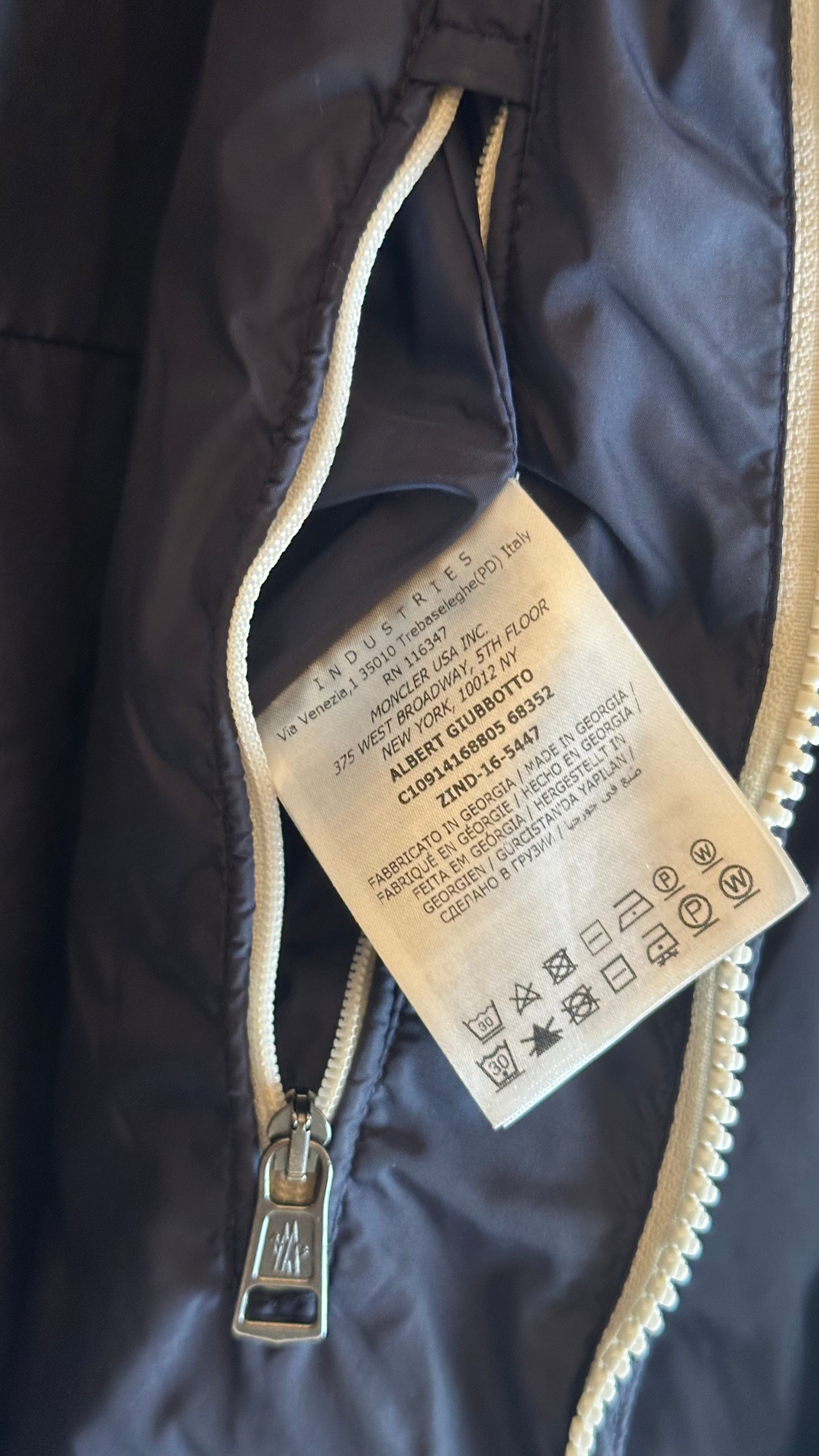 Moncler Albert Windbreaker Navy