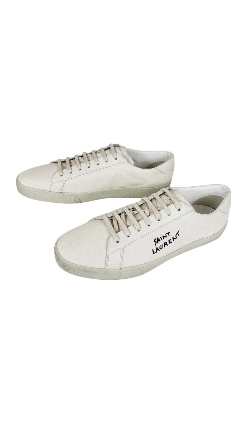 Saint Laurent Classic Court Sneakers (41.5,44)