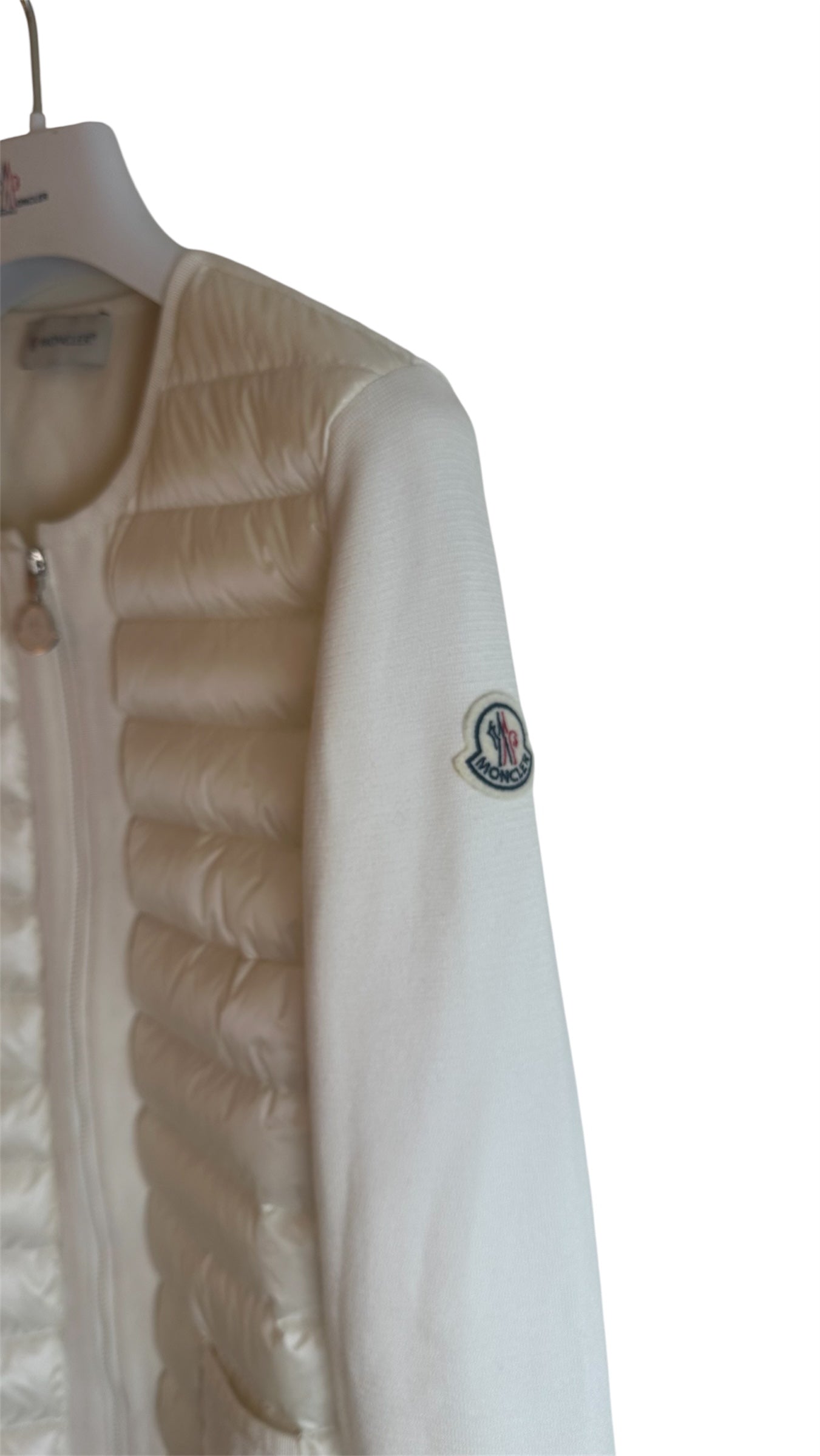 Moncler Tricot Cardigan White