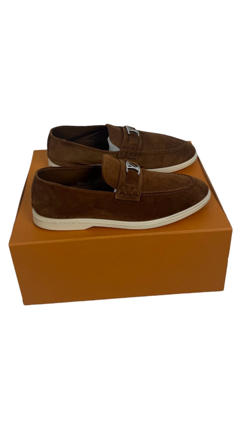 Louis Vuitton Dress Loafers Mocka Brown (43)