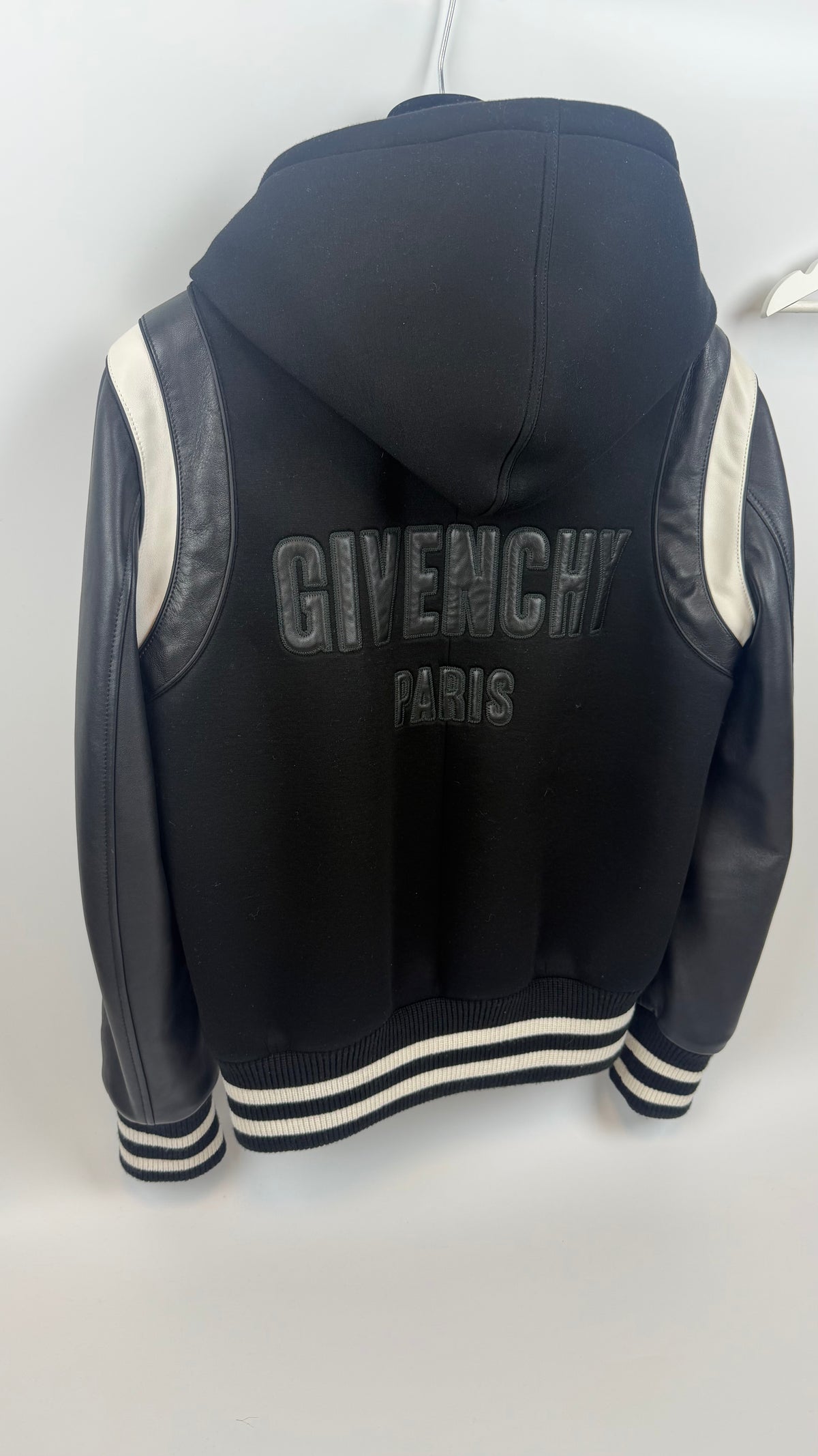 Givenchy Paris Leather Jacket Black / 52