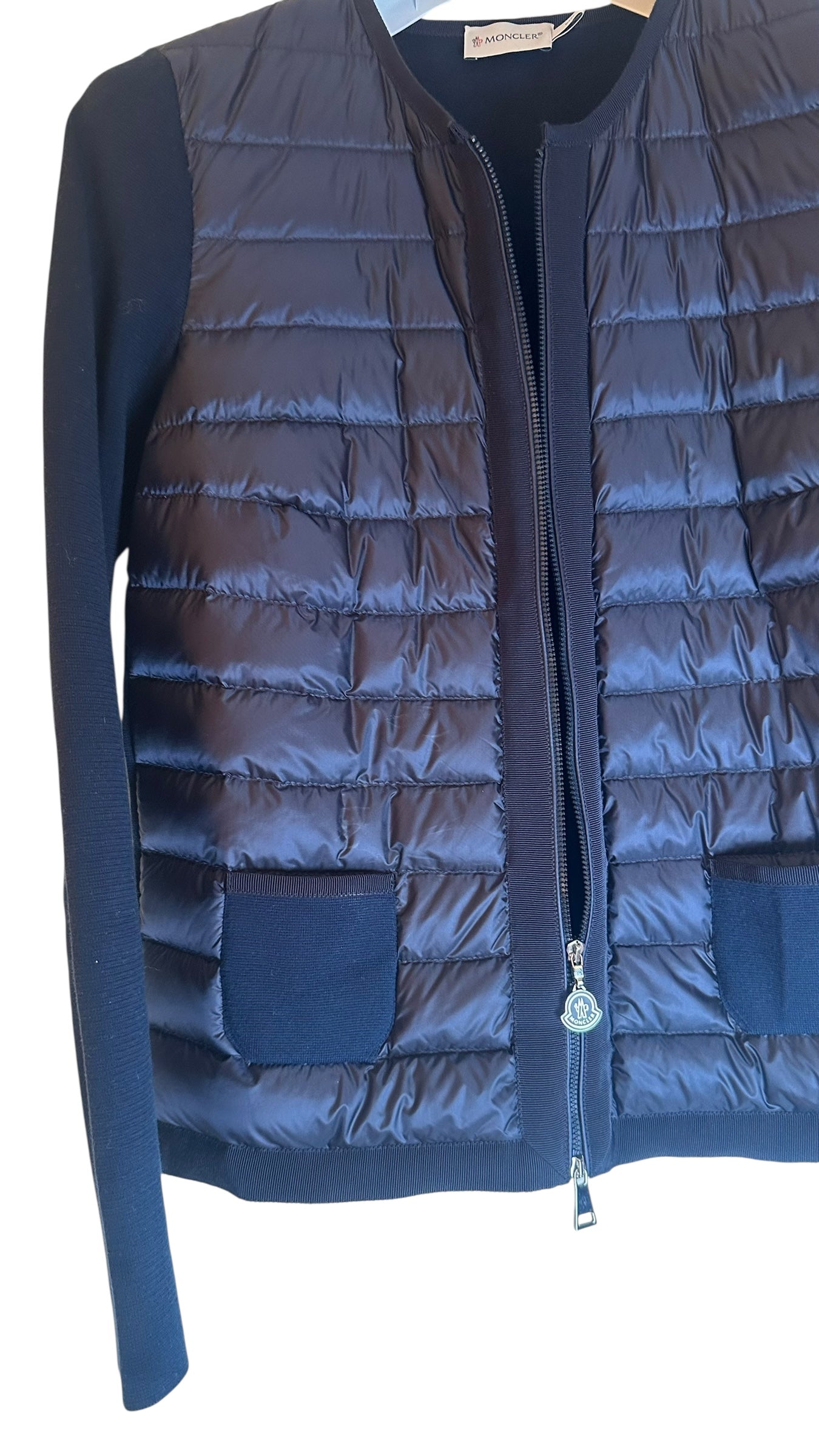 Moncler Cardigan Navy Blue