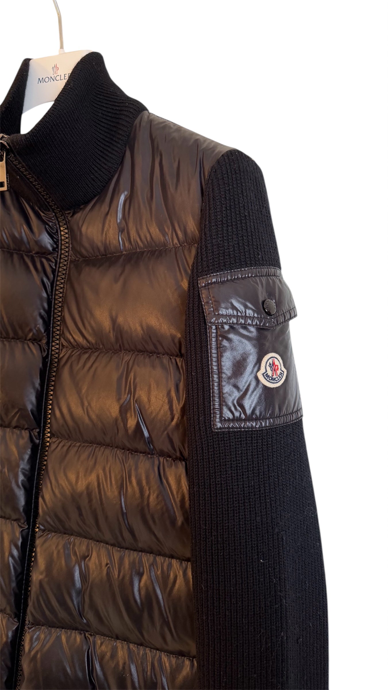 Moncler Tricot Cardigan Black