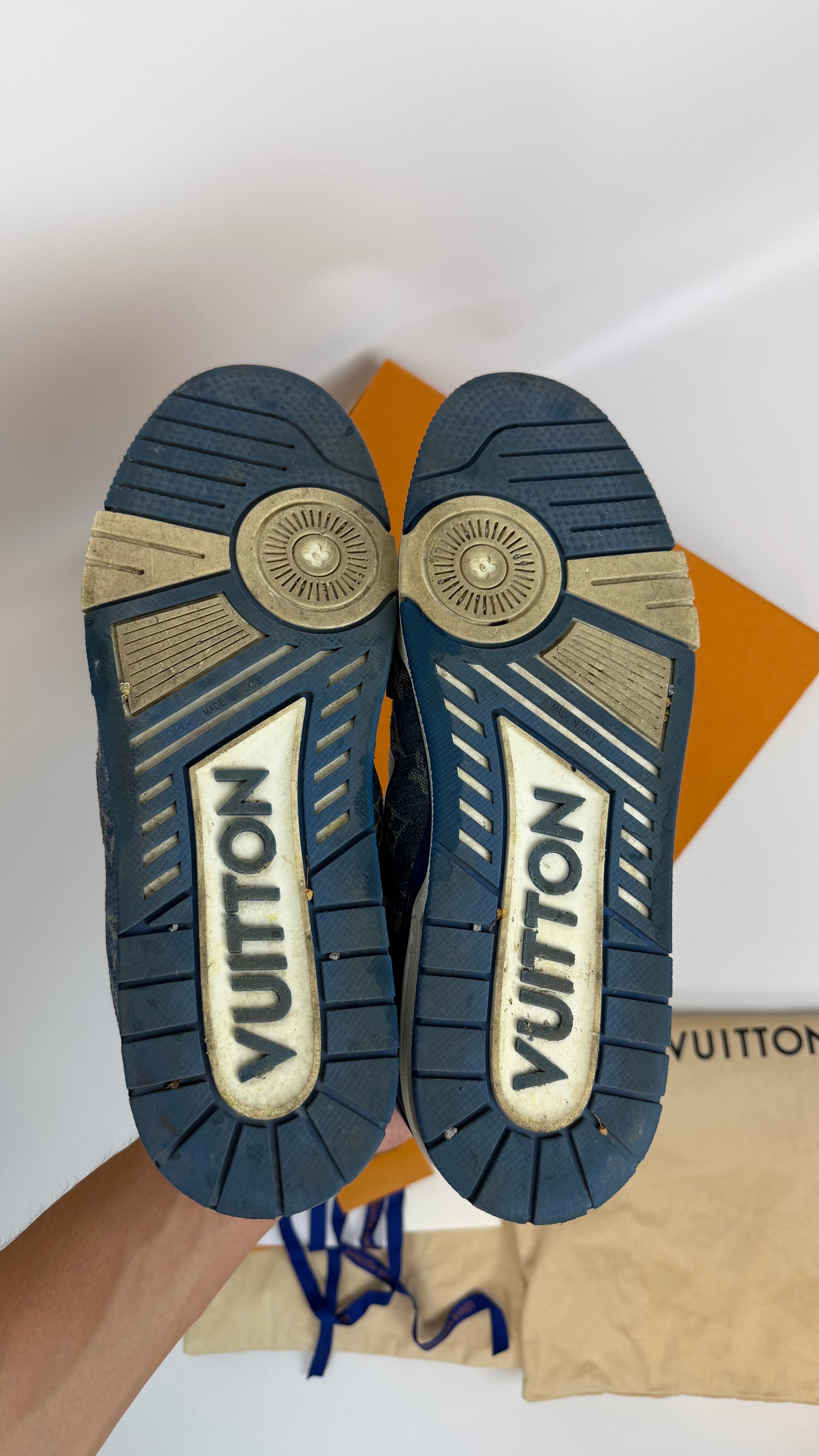 Louis Vuitton Denim Trainers (43)