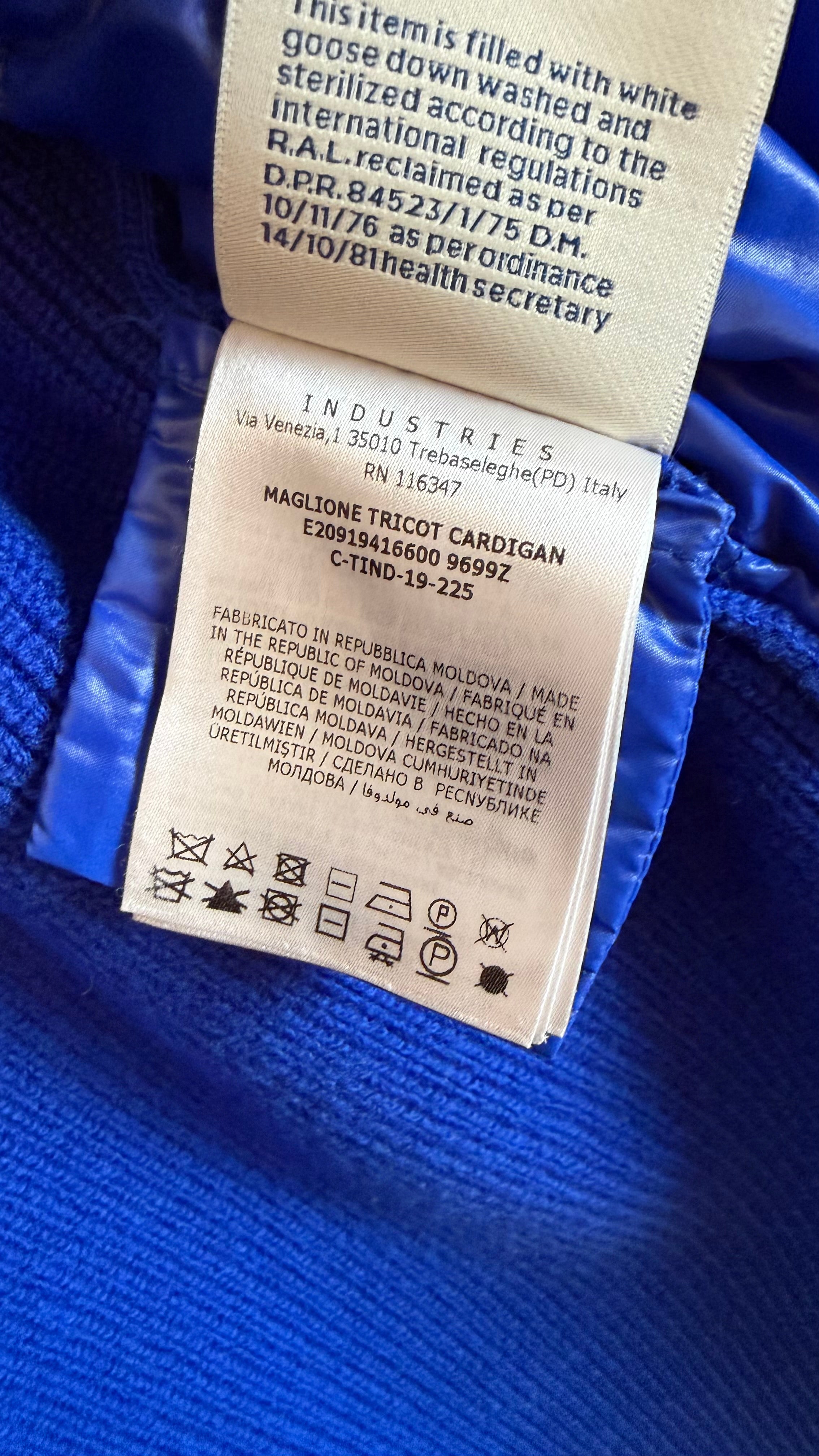 Moncler Cardigan Blue