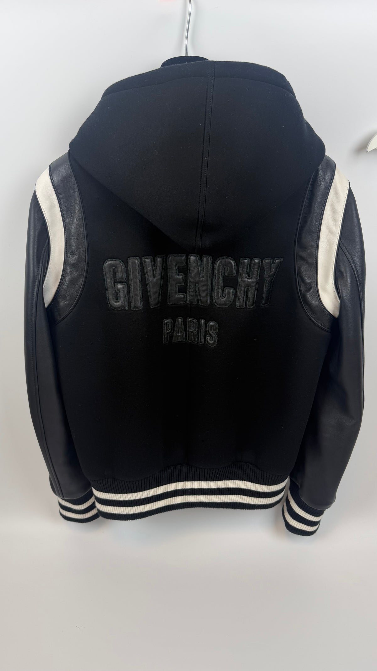 Givenchy Paris Leather Jacket Black / 52