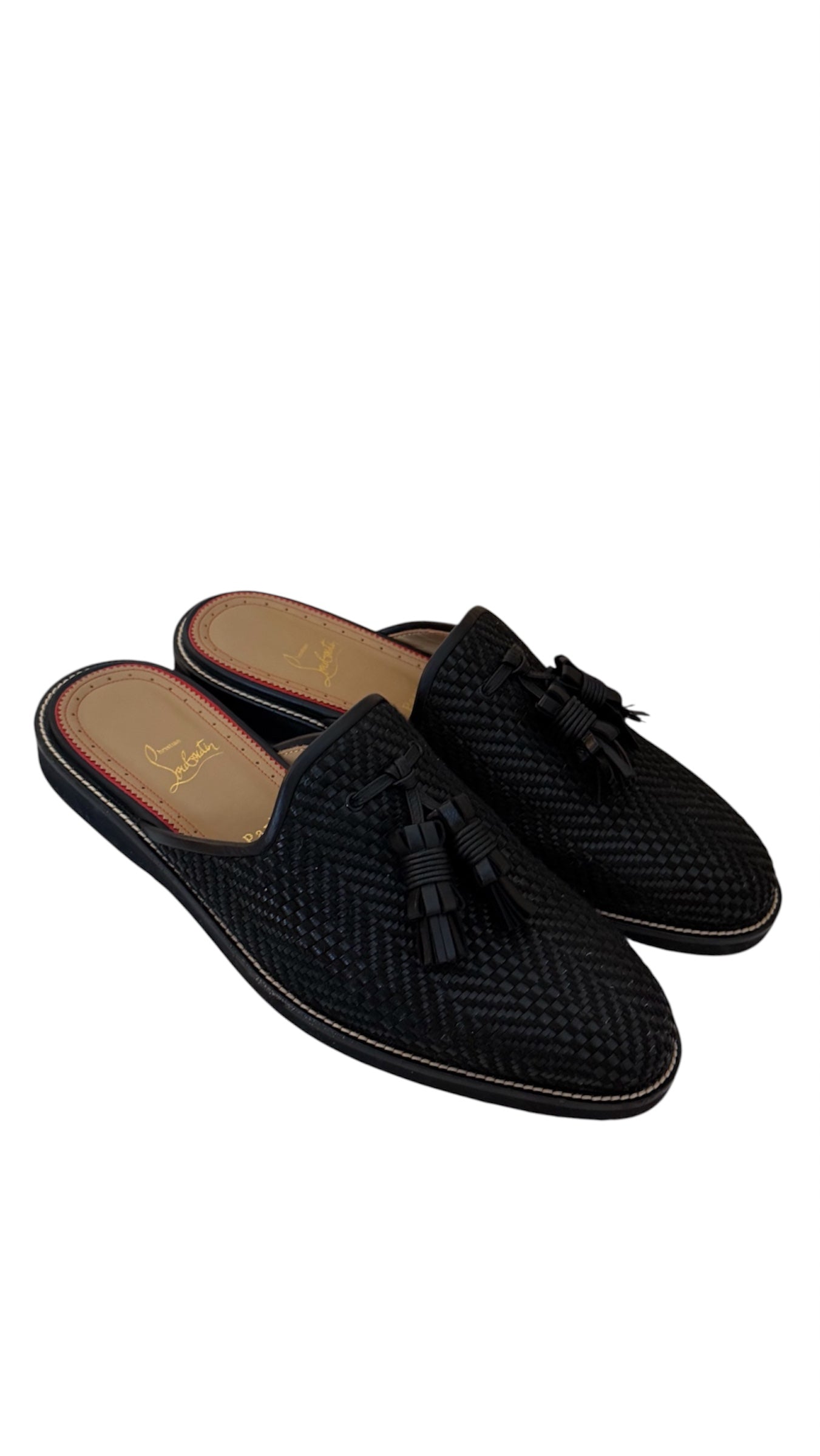 Christian Louboutin Leather Slides