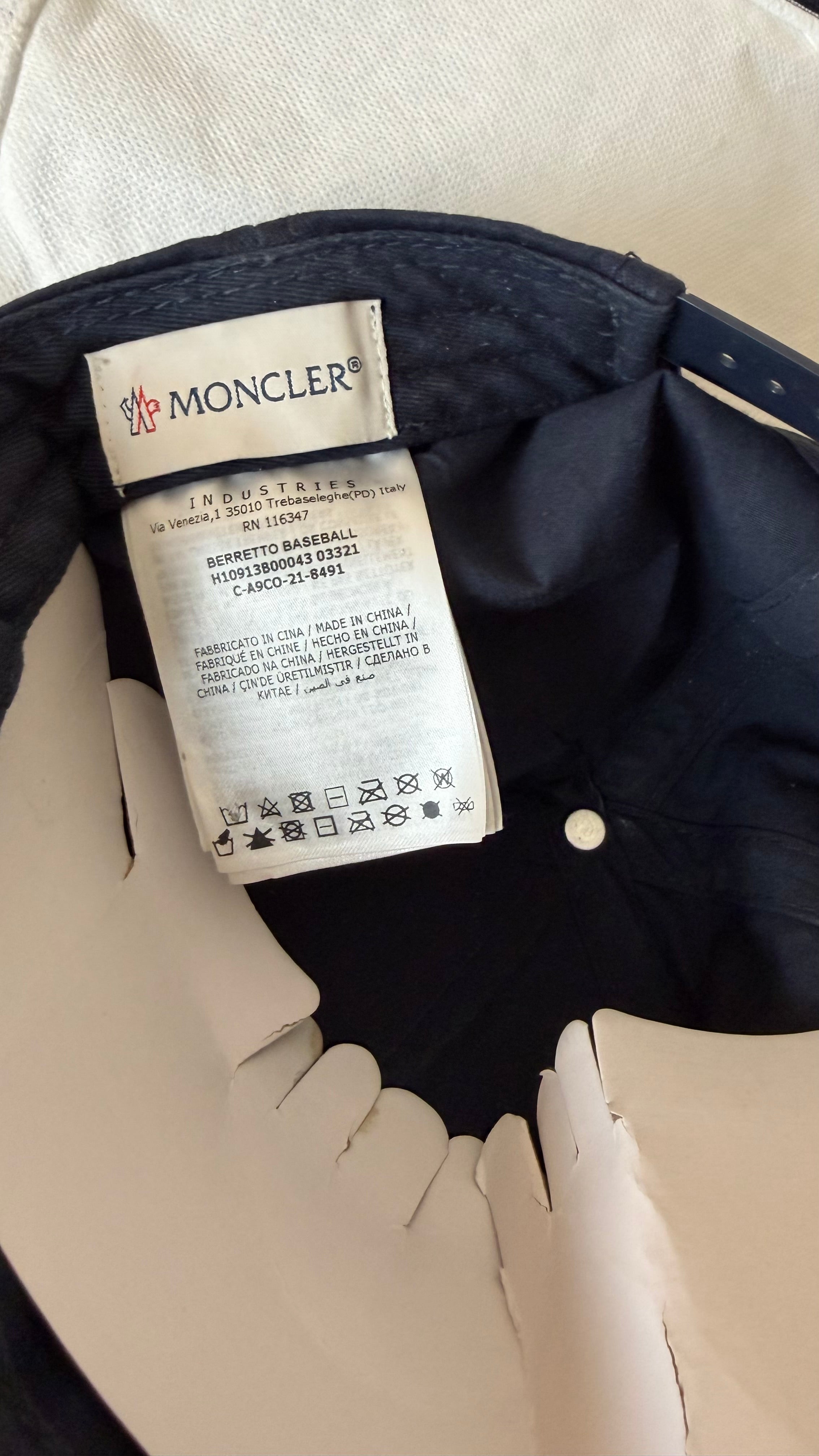 Moncler Berretto Baseball Cap