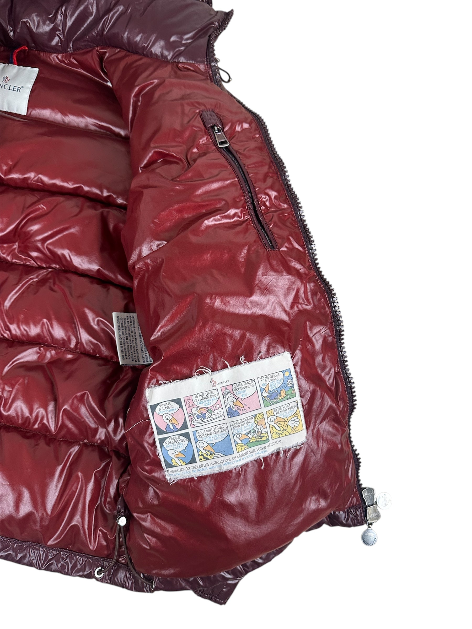 Moncler Maya Guibotto Burgundy