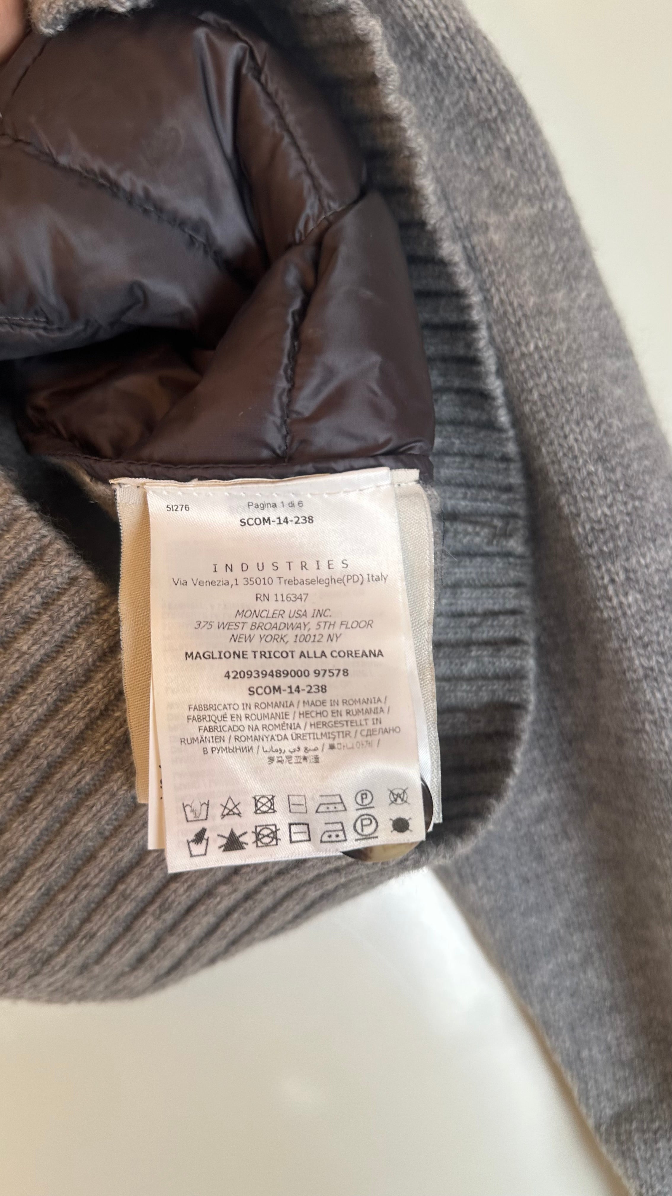 Moncler cardigan Blue & Grey
