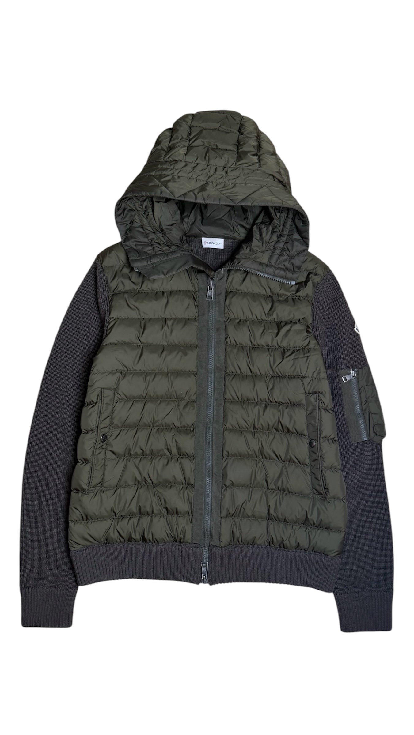 Moncler Tricot Cardigan Khaki
