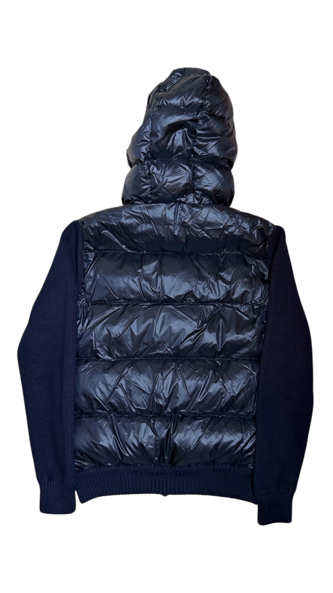 Moncler Padded Cardigan Navy