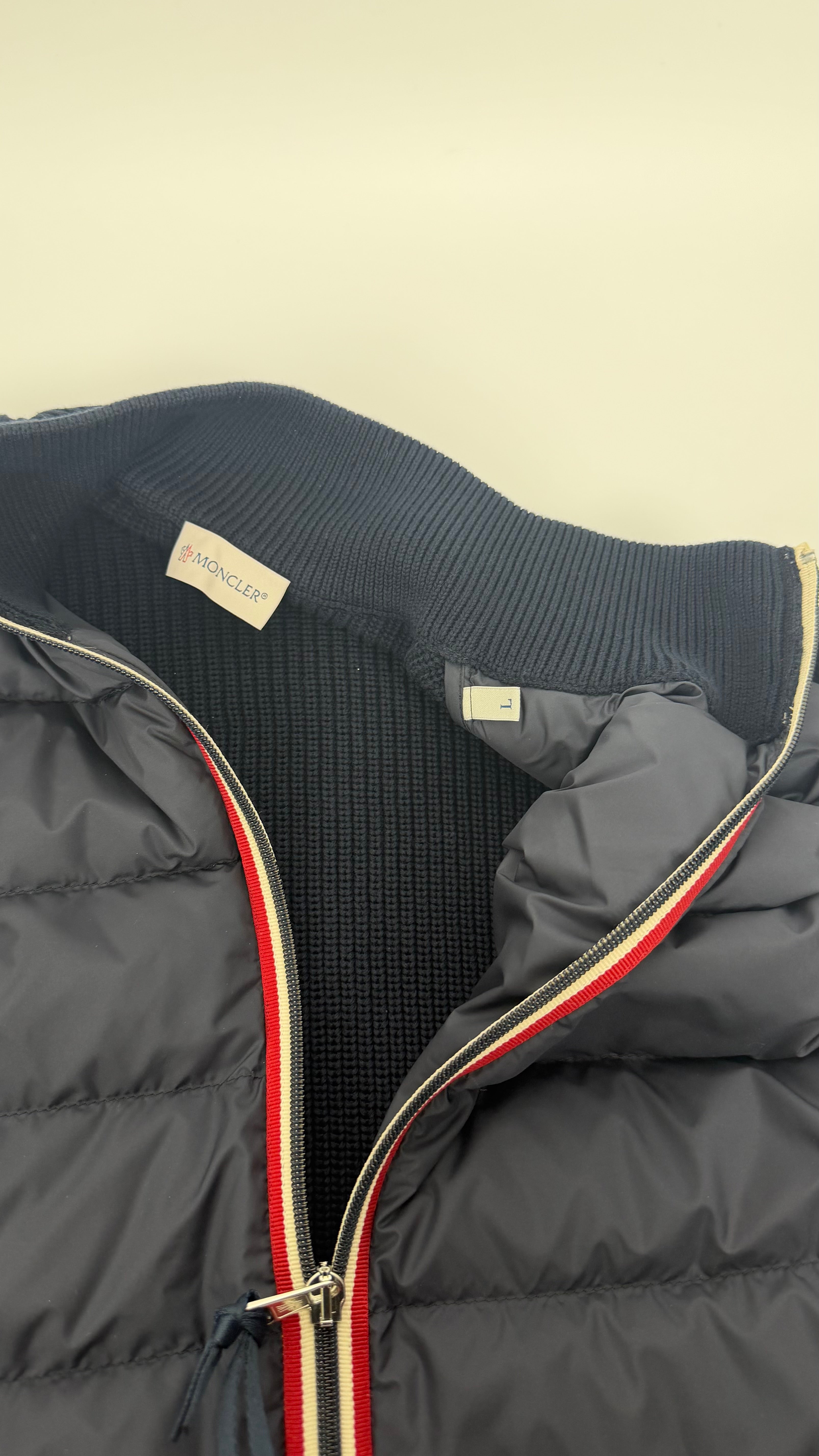 Moncler Tricot Cardigan Navy Blue (M,L)