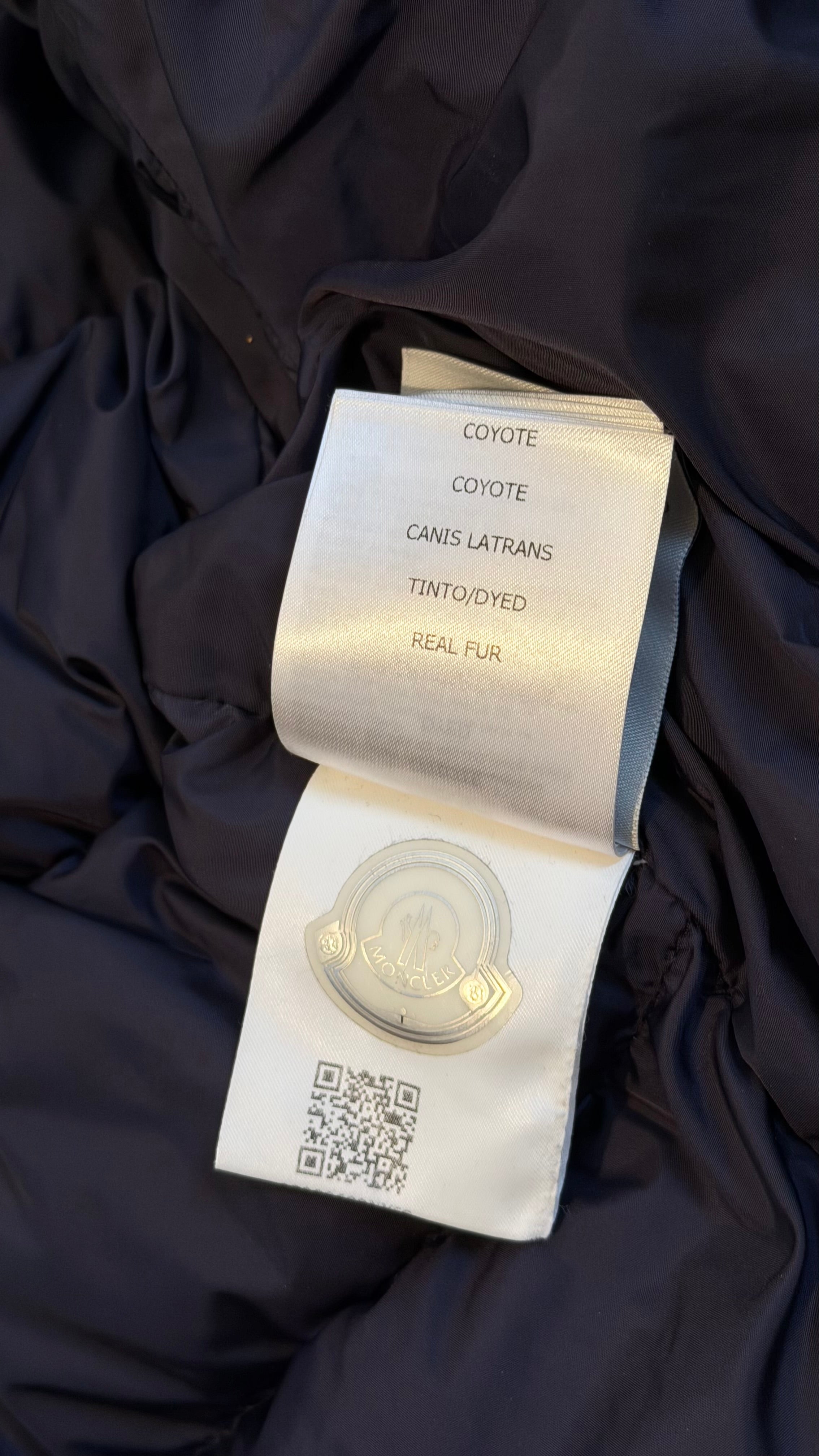 Moncler Cluny Parka Navy Blue