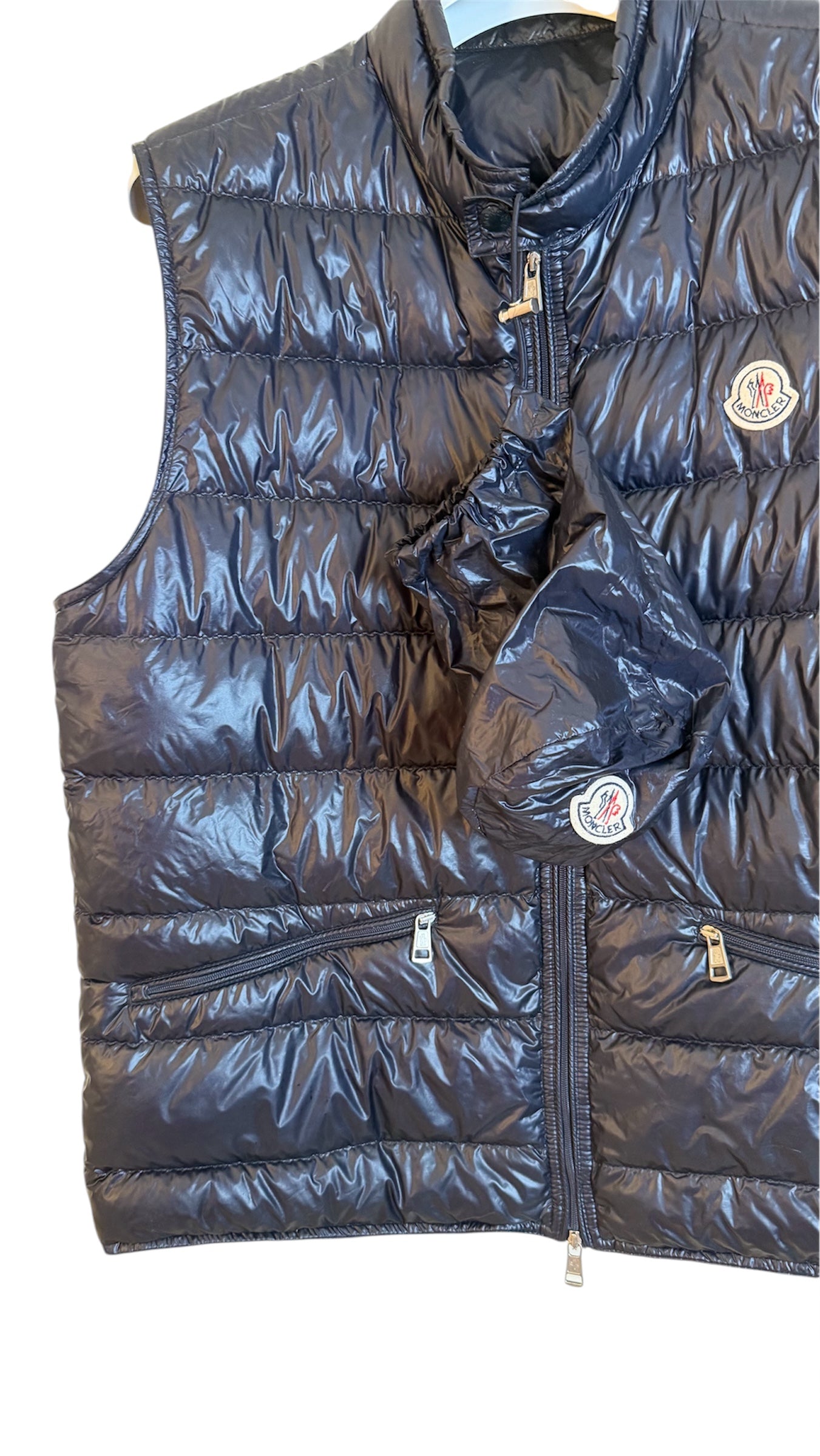 Moncler Gui Vest Navy
