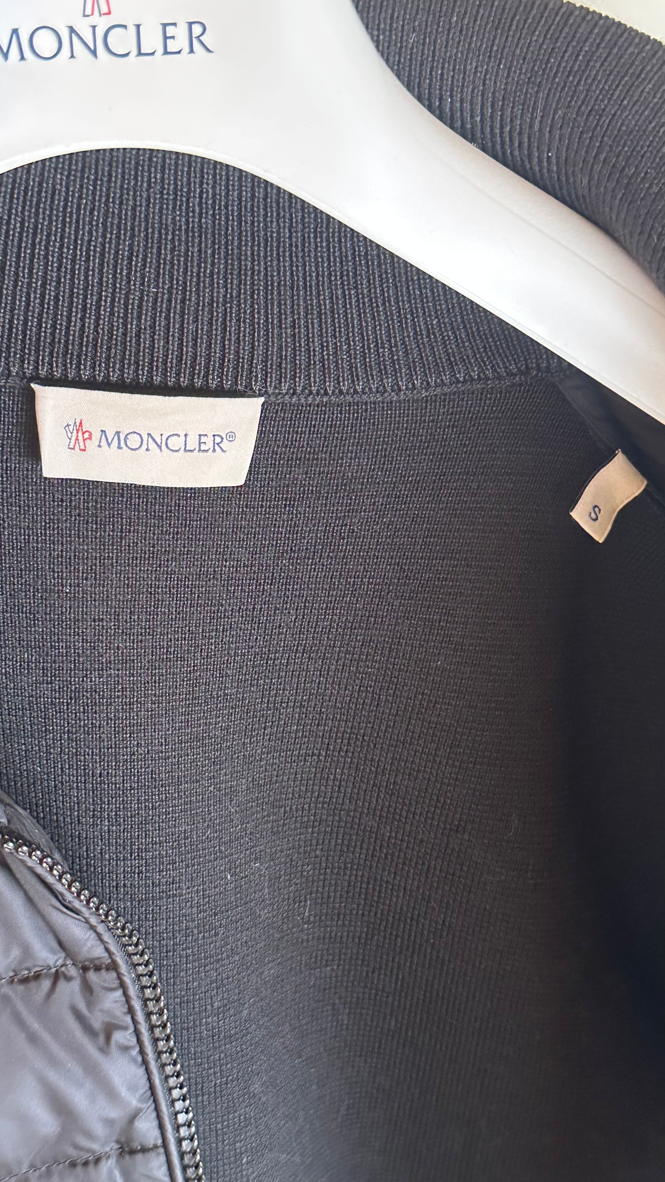 Moncler Tricot Cardigan Black