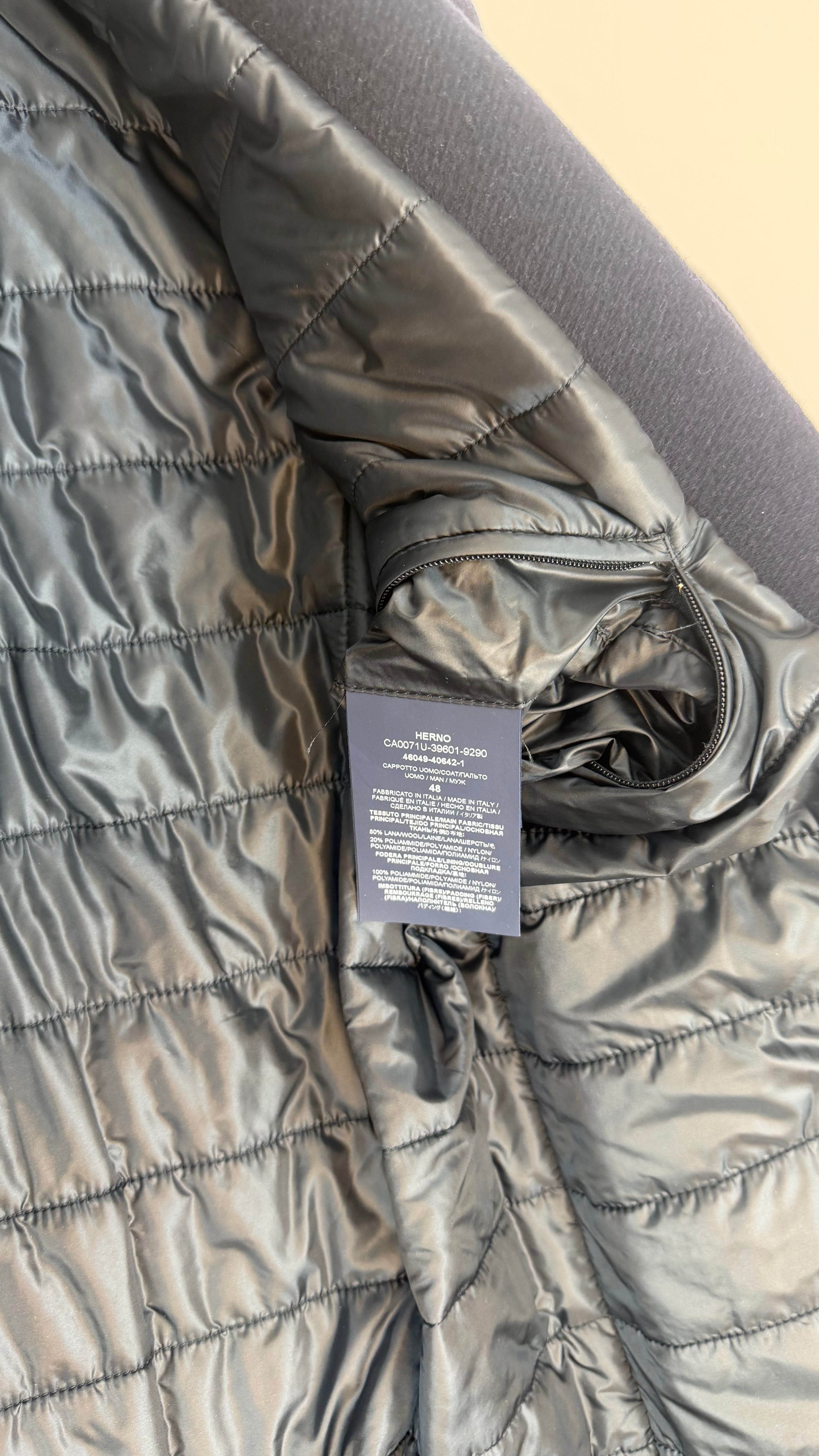 Herno Fur Coat Navy / 48