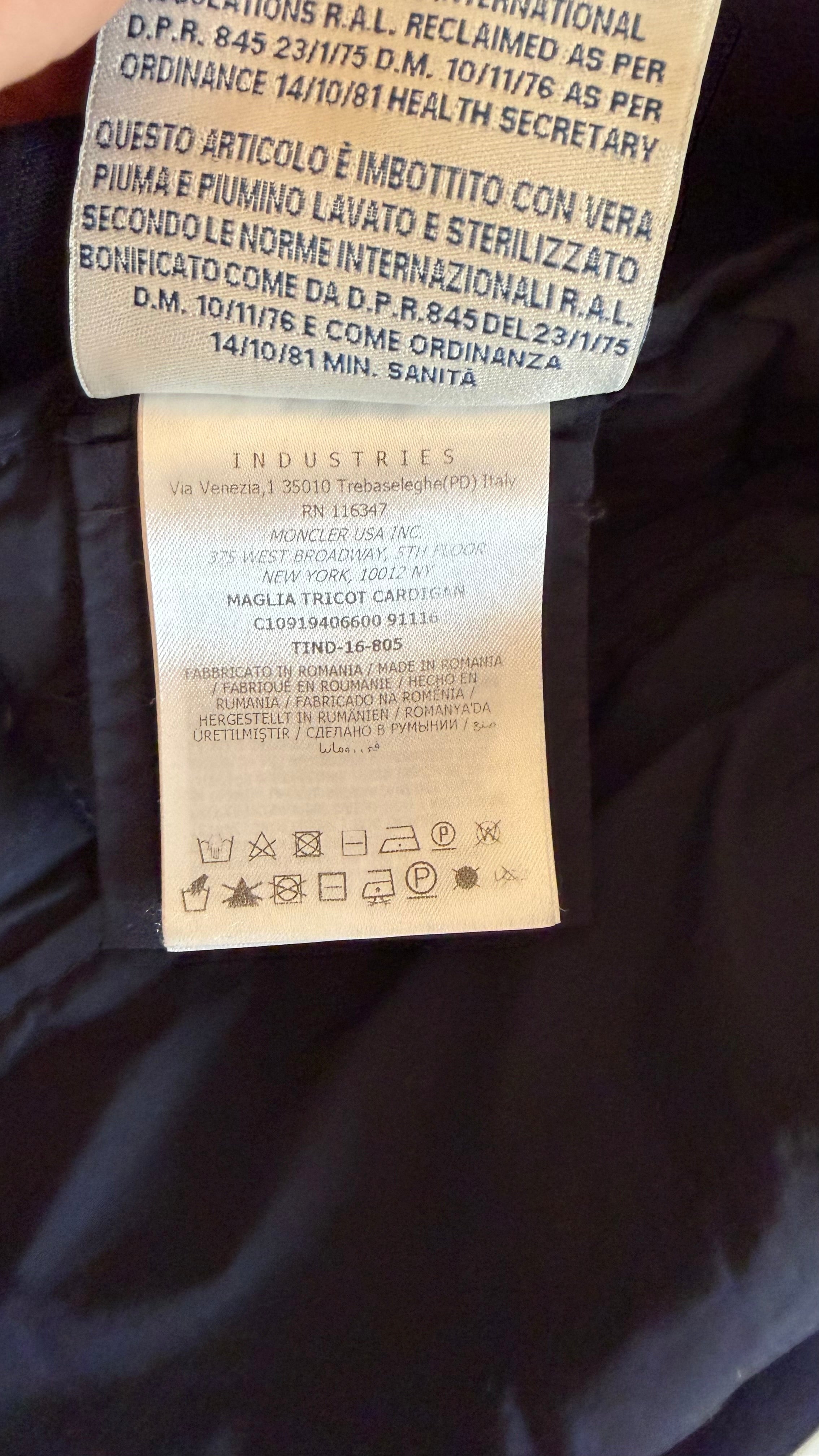 Moncler Black Label Cardigan