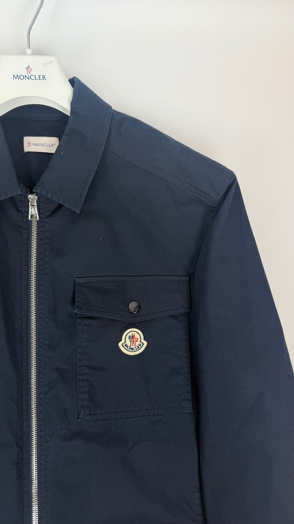Moncler Overshirt Navy Blue / XL