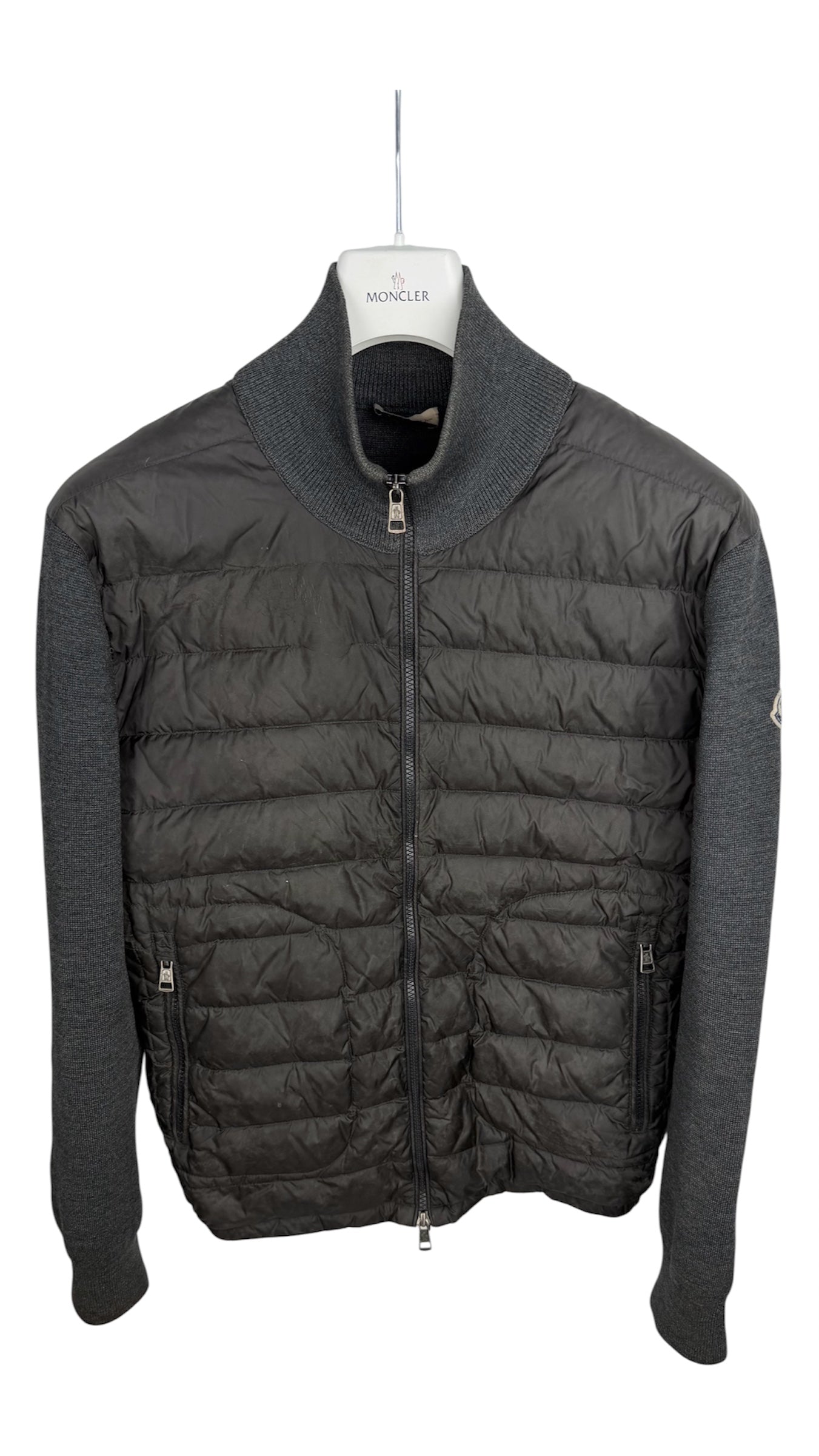 Moncler Tricot Cardigan Grey (L)