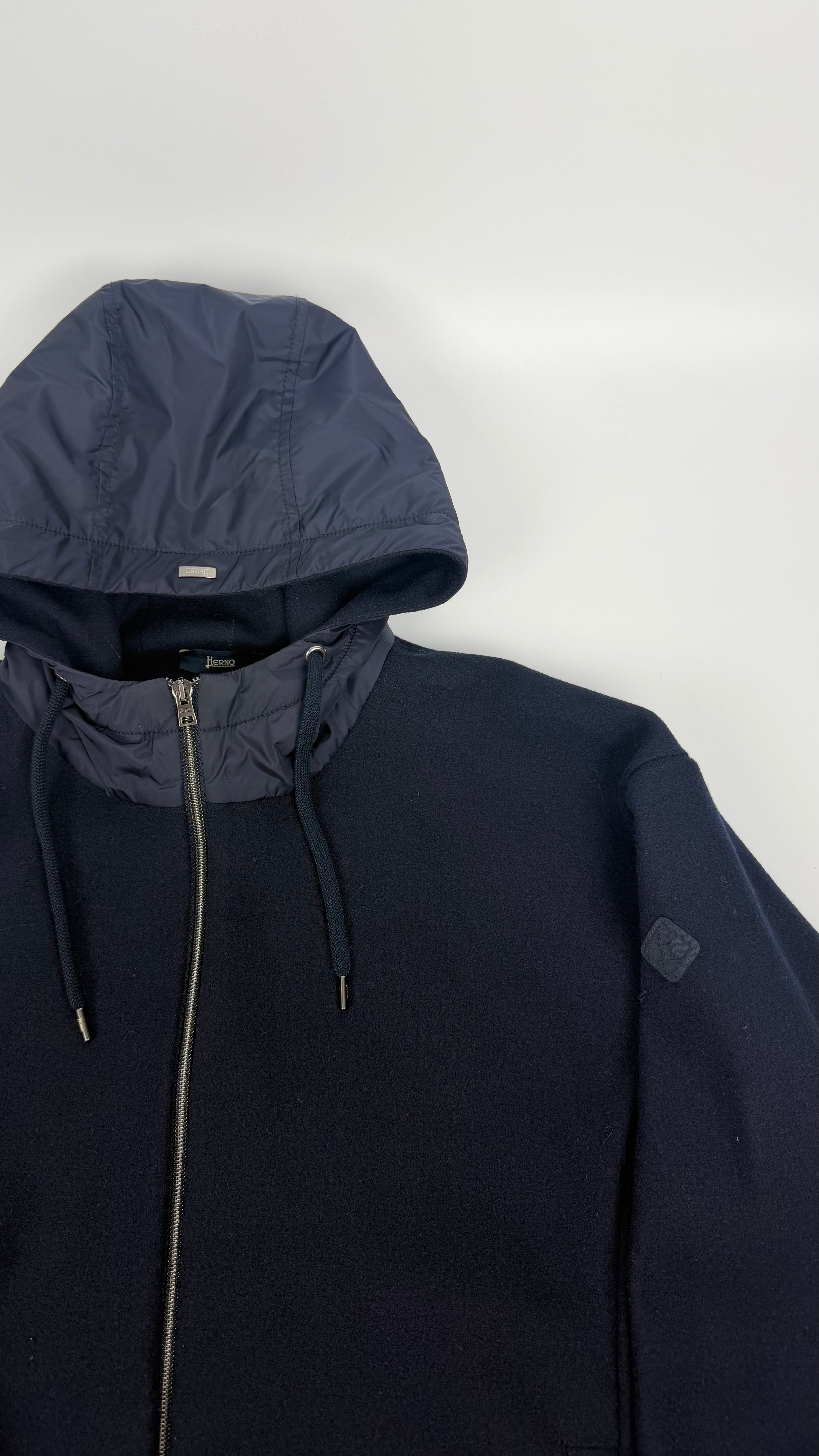 Herno Wool Cardigan Navy (L)