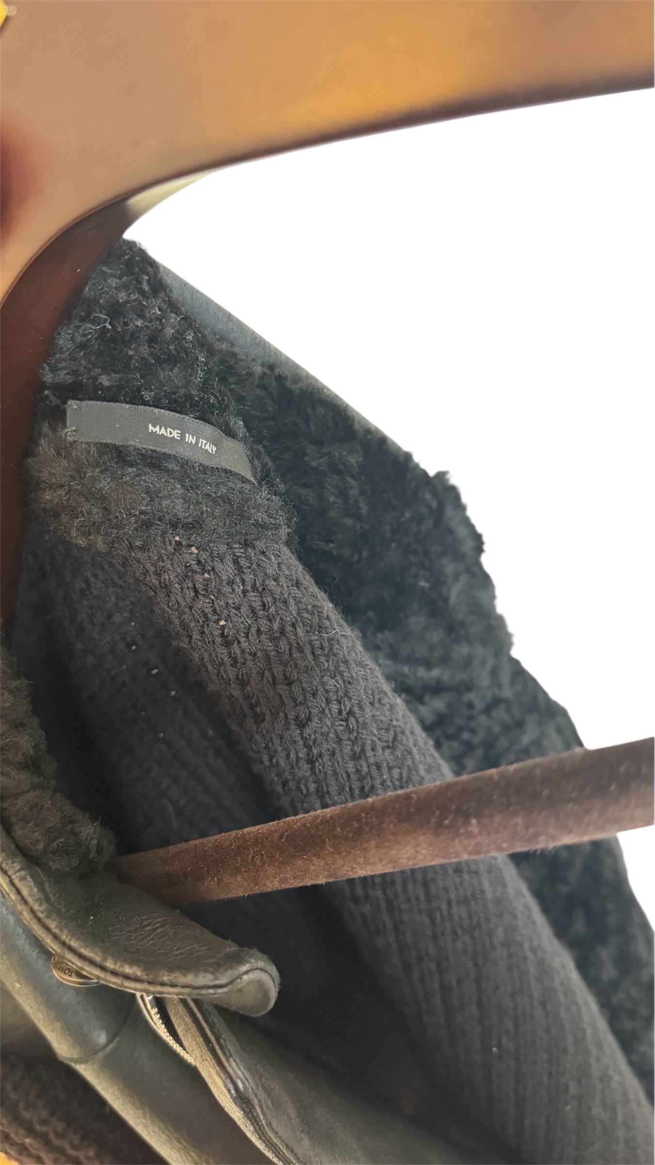 Tomford Learher Cardigan