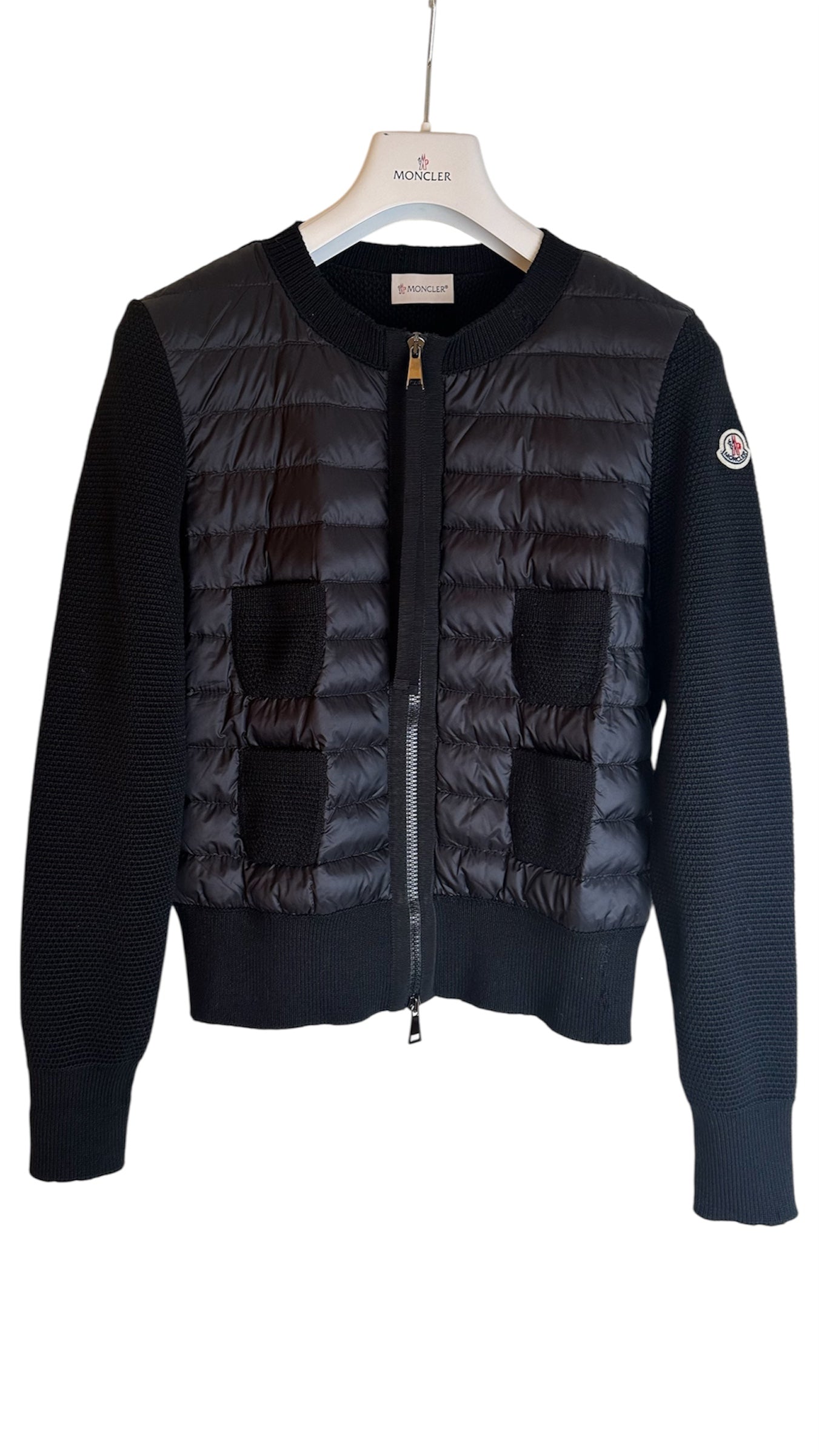 Moncler Tricot Cardigan Black