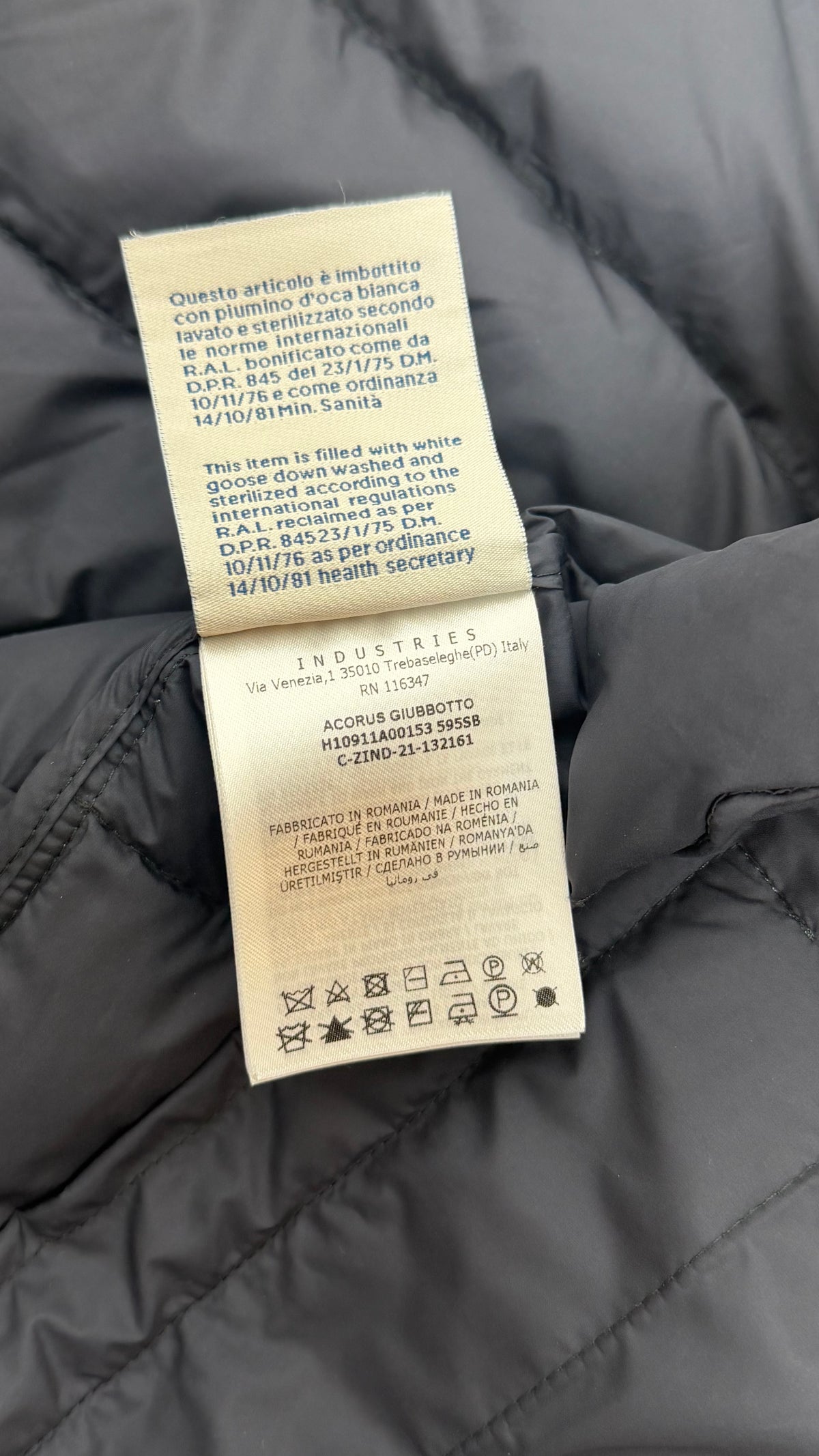 Moncler Acorus Black Label Navy Blue / 2