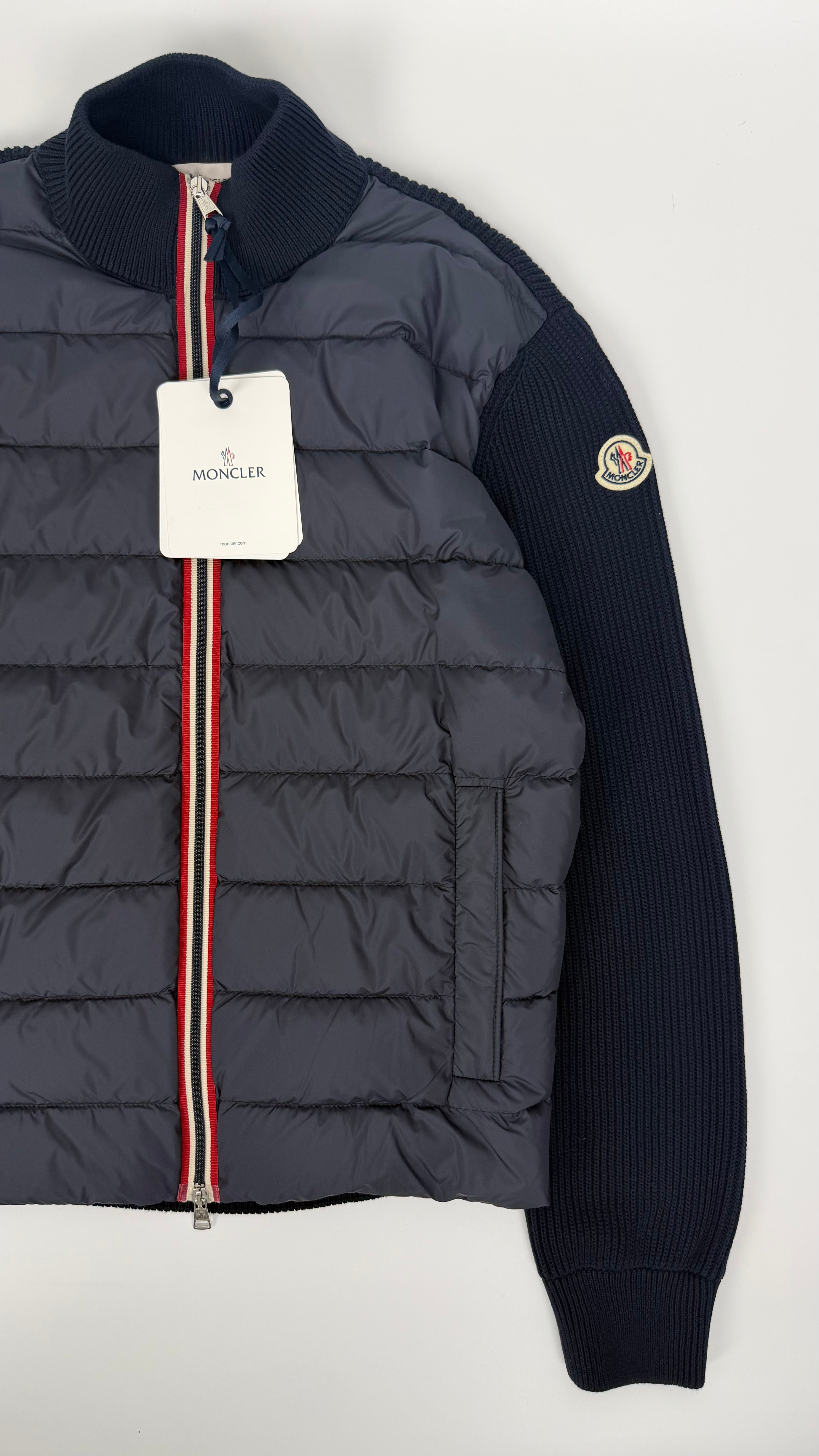 Moncler Tricot Cardigan Navy Blue (M,L)