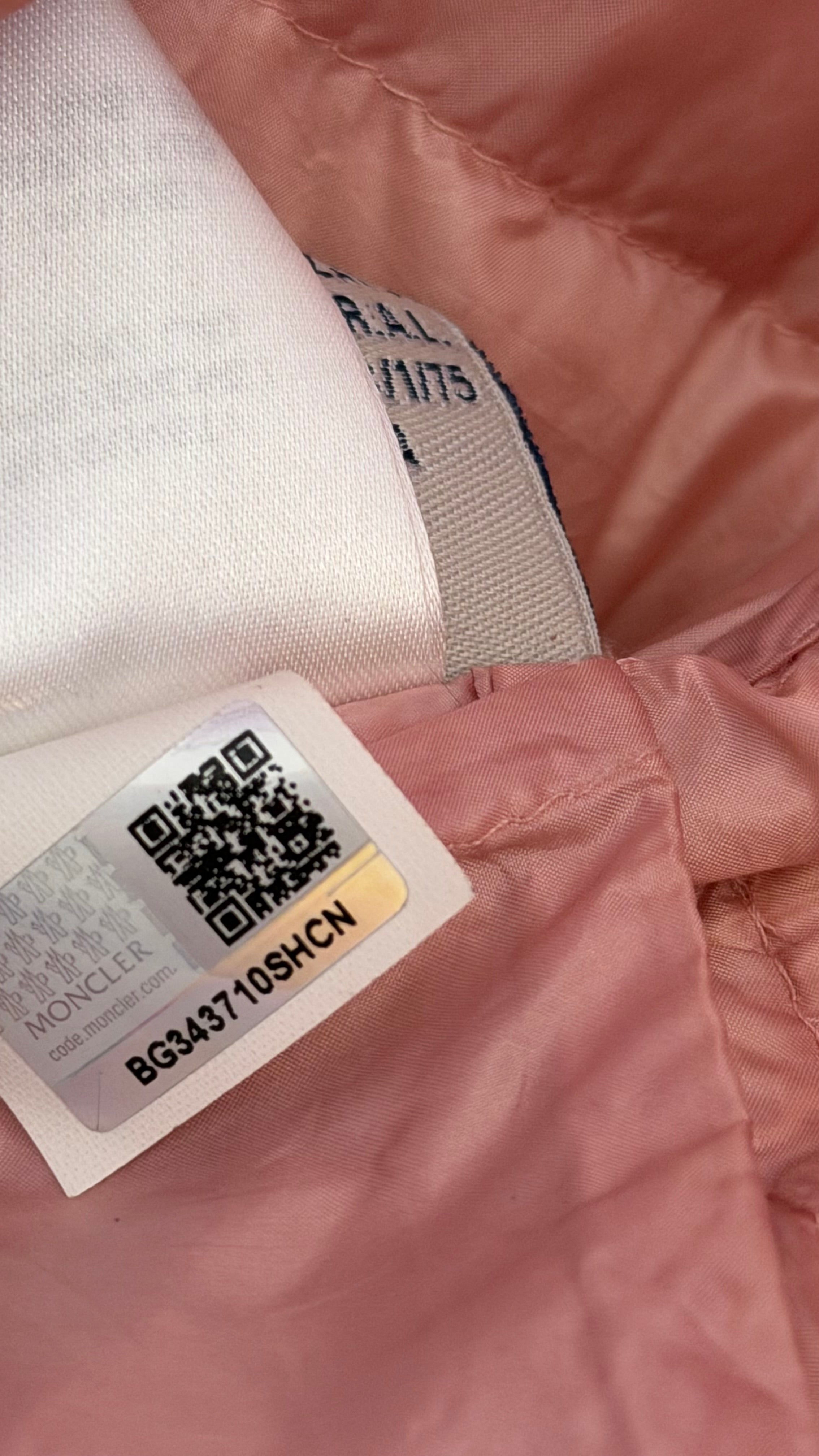 Moncler Lans Jacket Pink