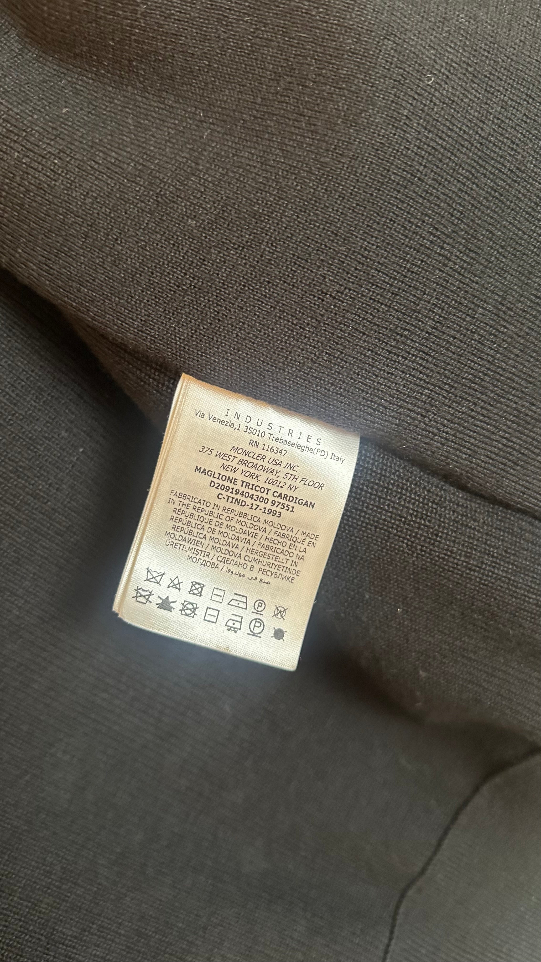 Moncler Black Label Cardigan