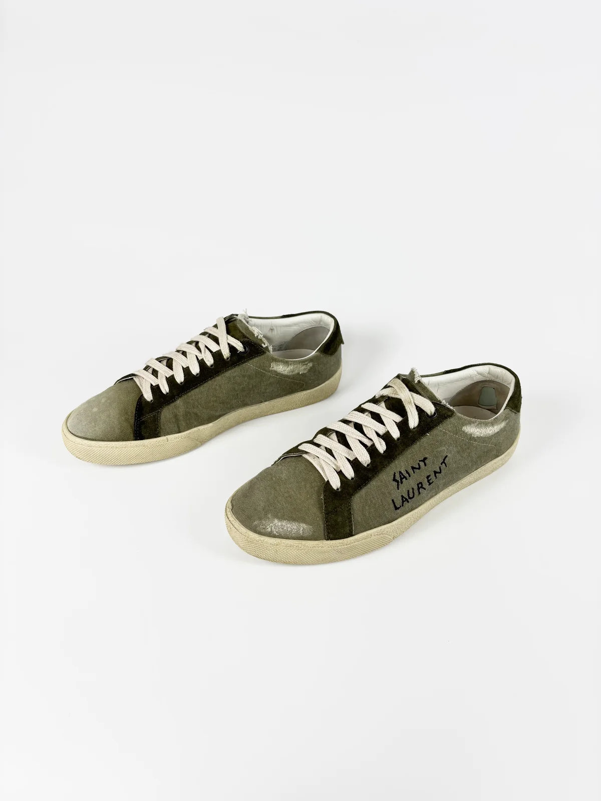 Saint Laurent Dissdressed Sneakers Khaki Green / 40