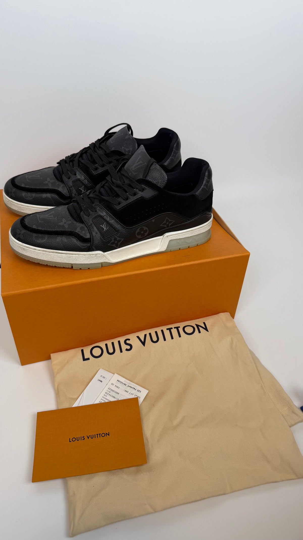 Louis Vuitton Monogram Trainers Black / 43