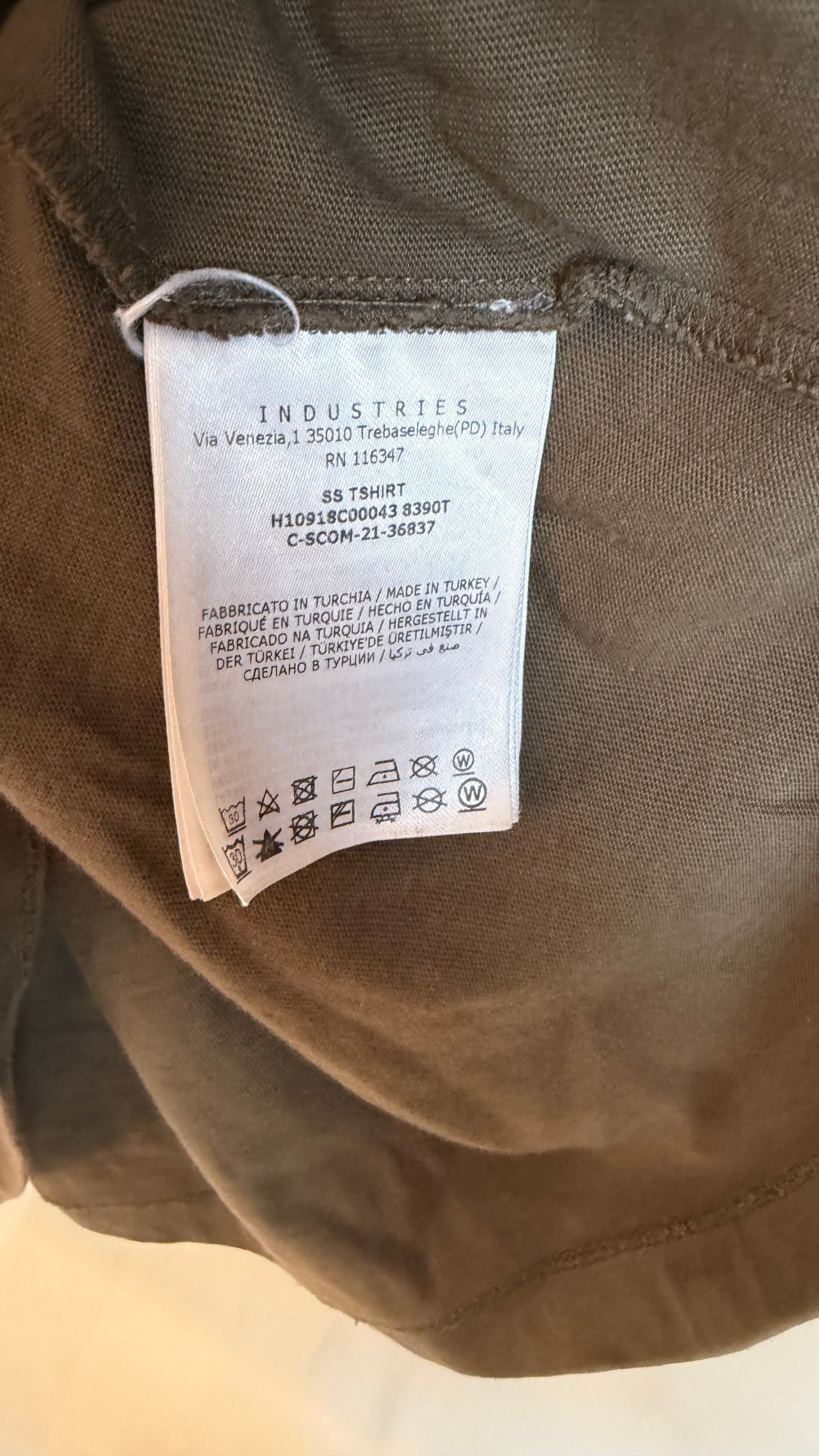 Moncler T-Shirt Khaki Green