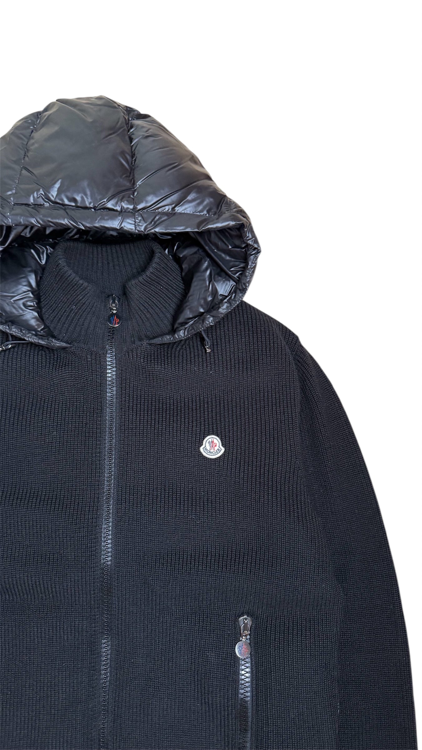 Moncler Padded Cardigan Black
