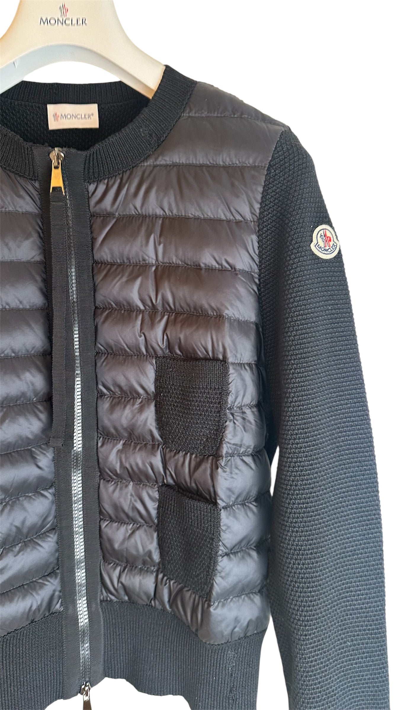 Moncler Tricot Cardigan Black