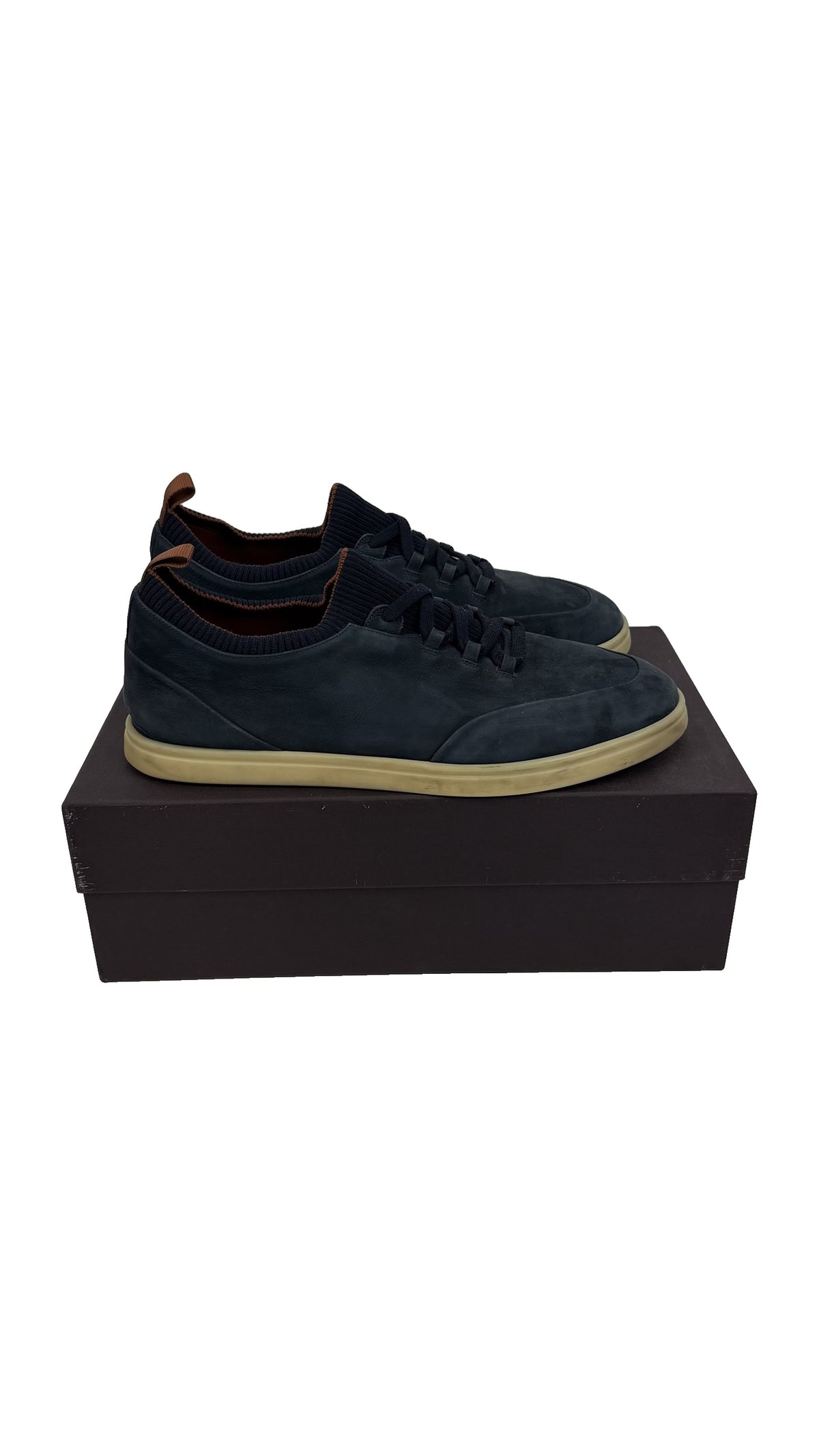 Loro Piana Soho Sneakers Navy Blue / 44