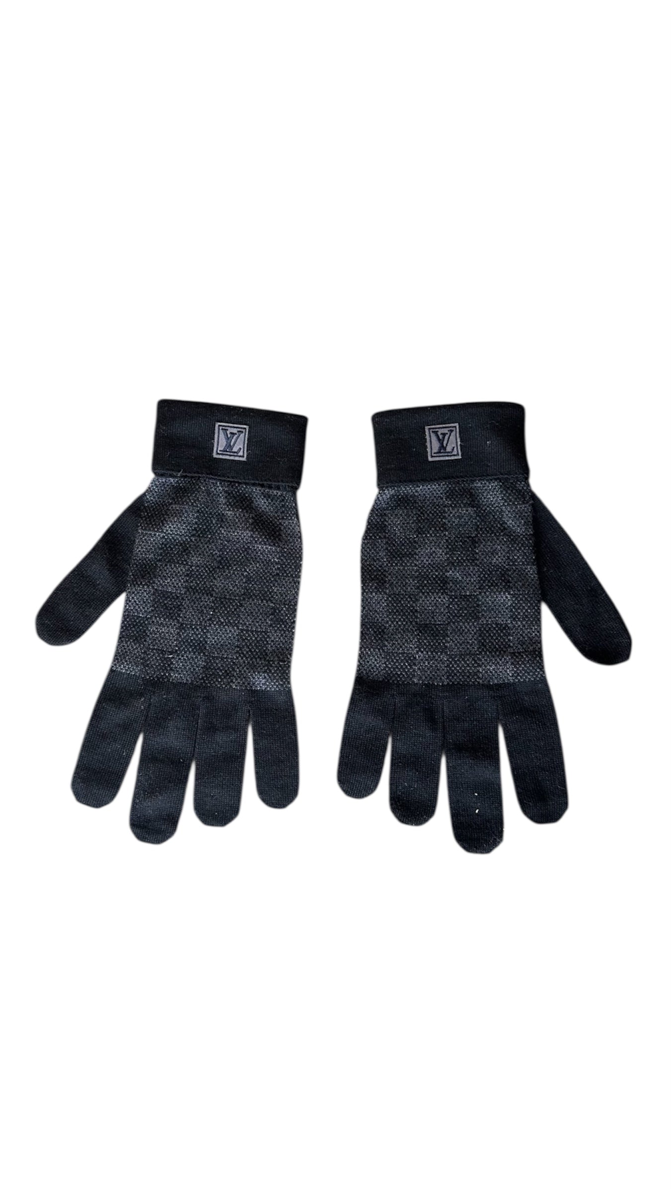 Louis Vuitton Beanie & Gloves Set