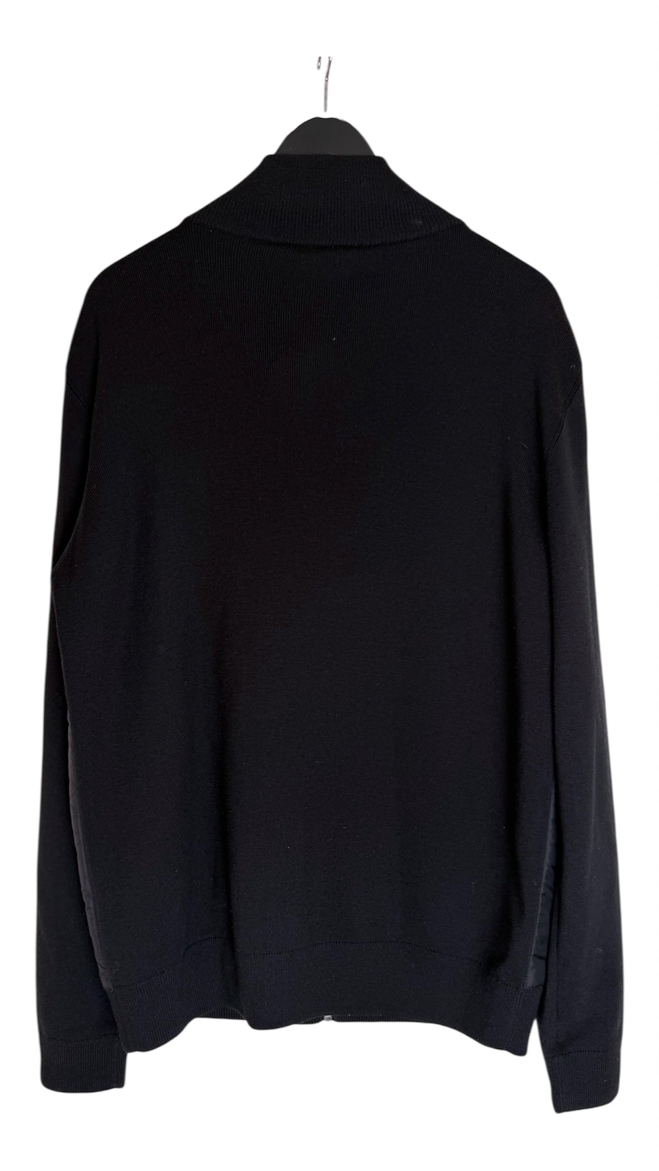 Prada Logo Cardigan Black