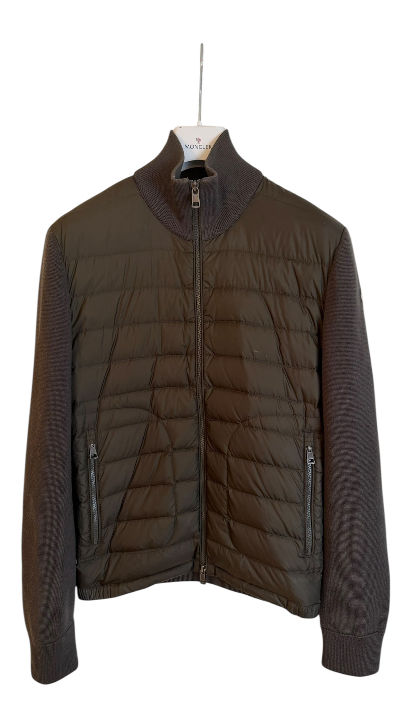 Moncler Cardigan Tricot Khaki