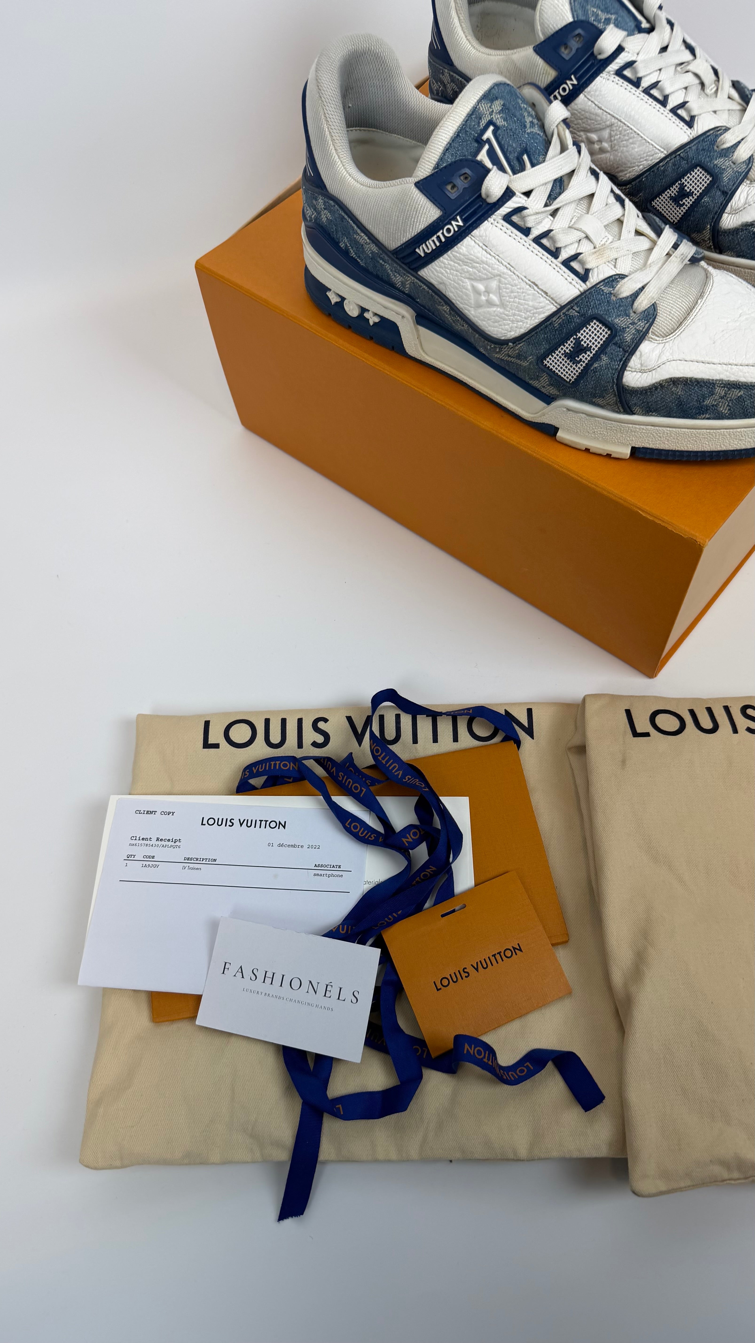 Louis Vuitton Denim Trainers (43)