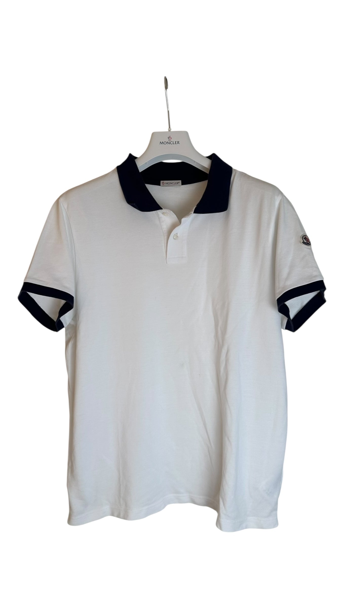 Moncler pike White & blue