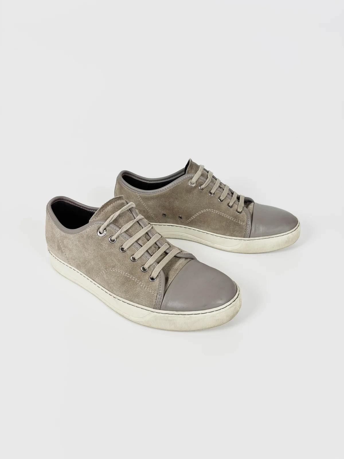 Lanvin Cap Toe Sneakers Begie / 41