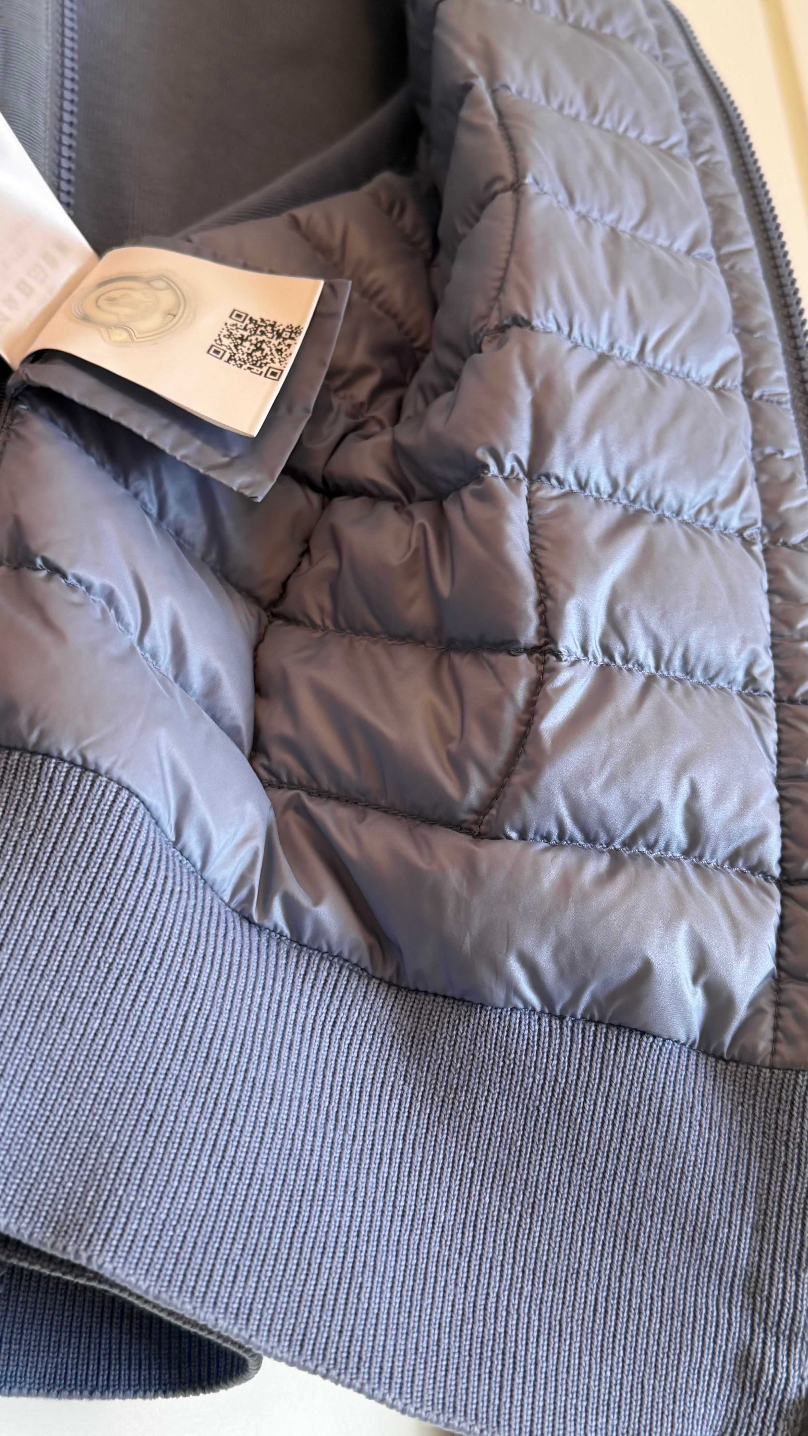 Moncler Tricot Cardigan Blue