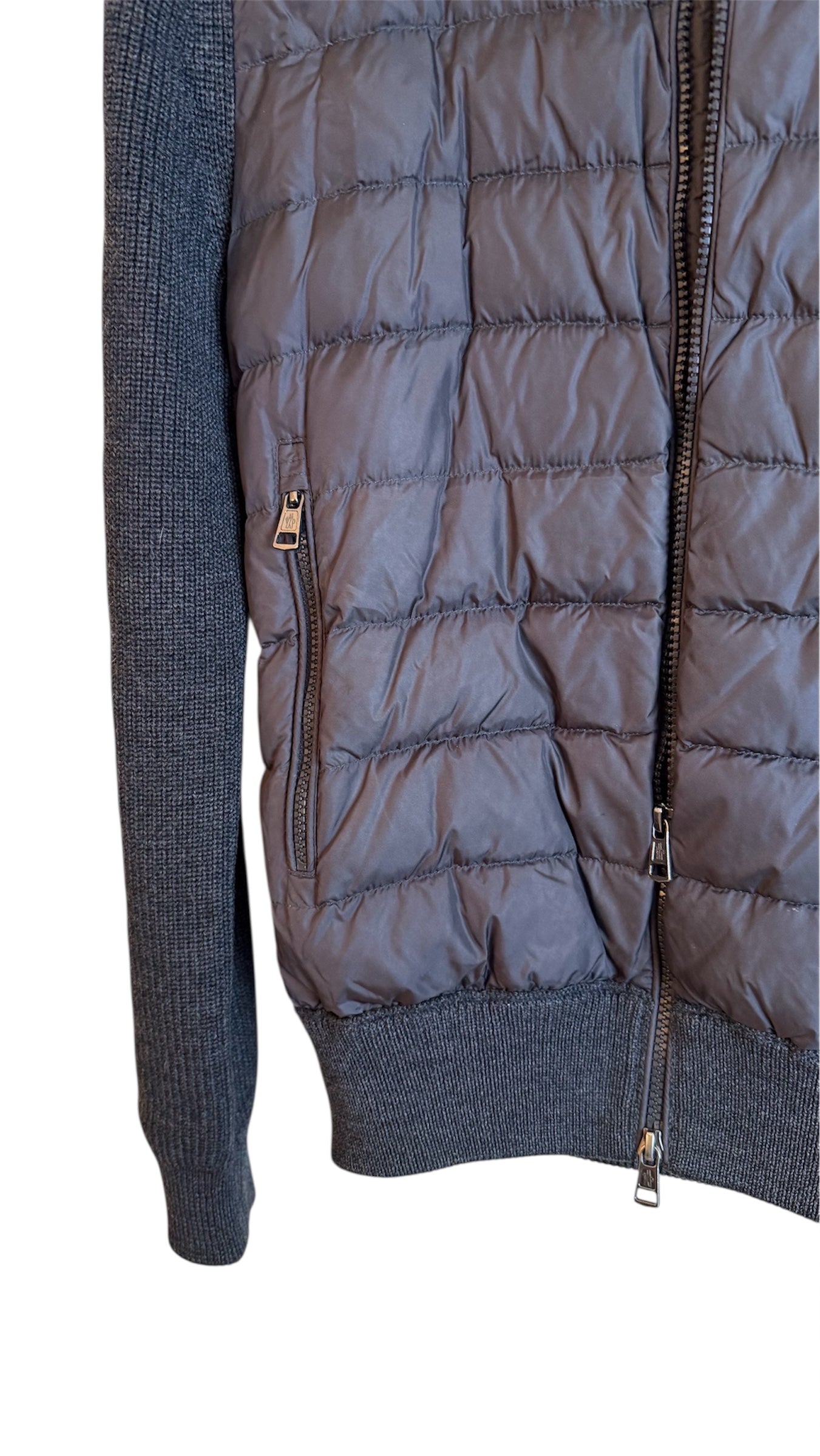 Moncler Tricot Cardigan Grey
